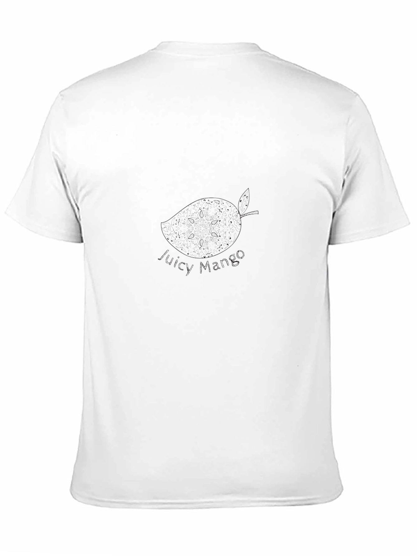 Mens Classic Black Crew Neck T-Shirt