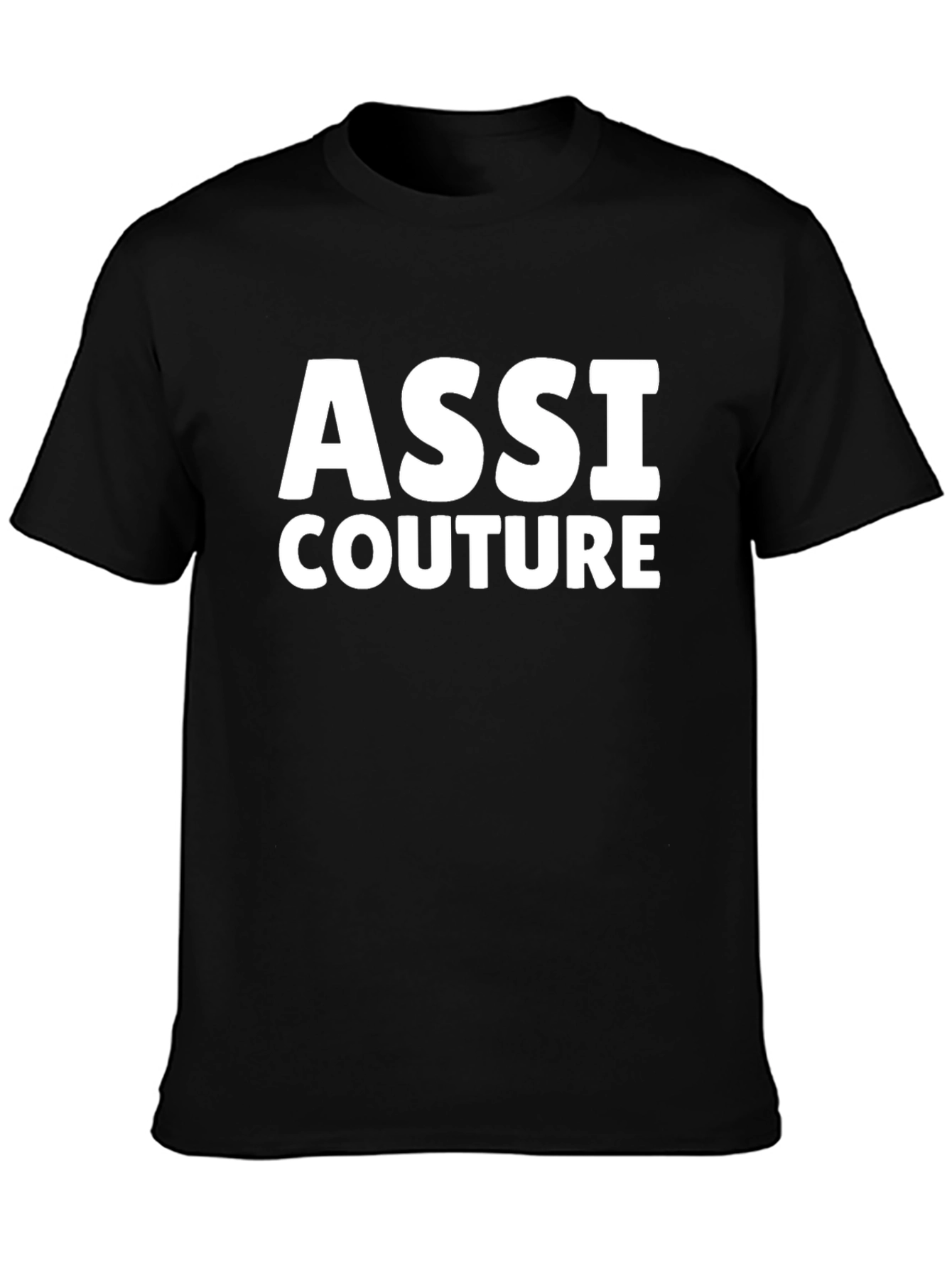 ASSI Couture Black T-Shirt