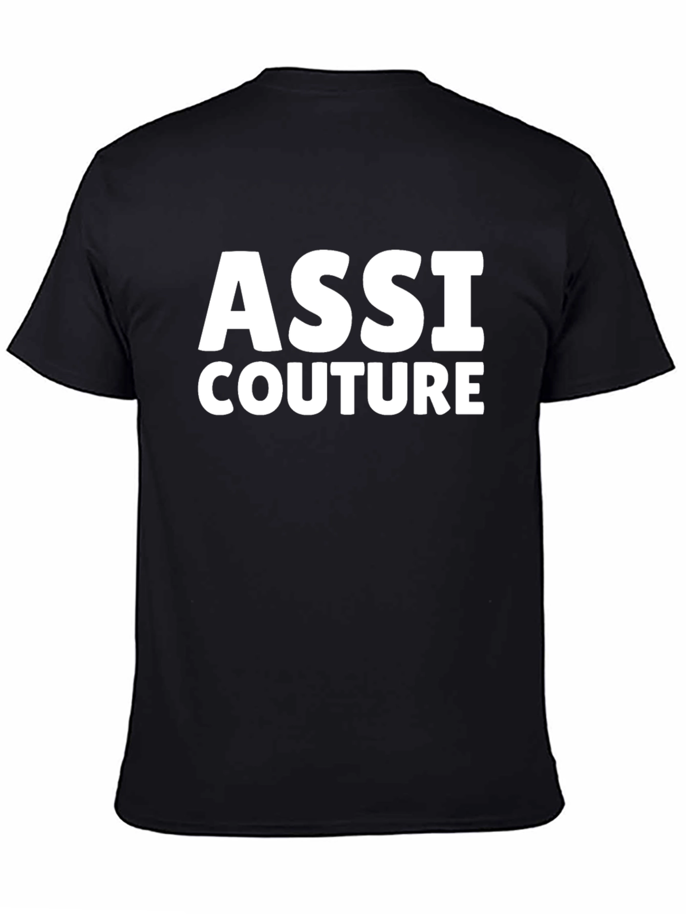 ASSI Couture Black T-Shirt