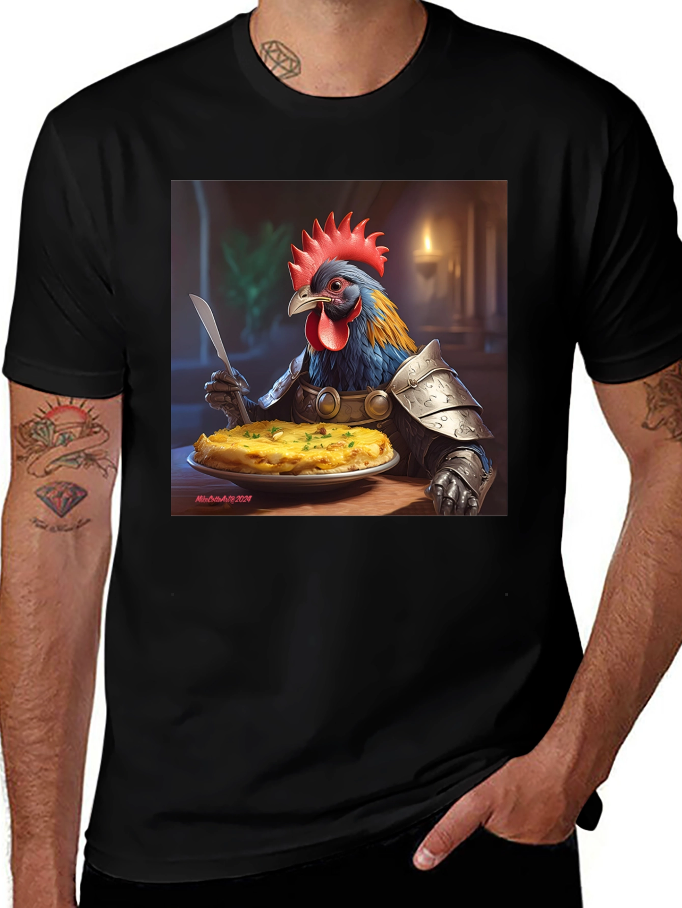 Knight Rooster T-Shirt