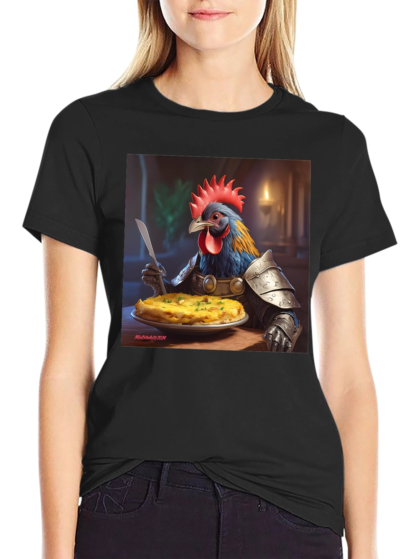 Knight Rooster T-Shirt