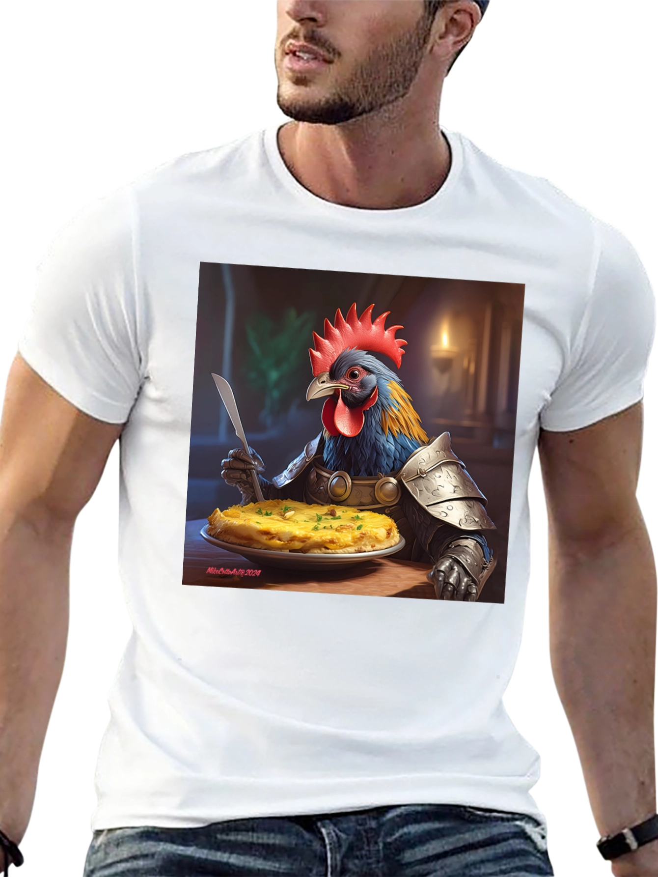 Knight Rooster T-Shirt