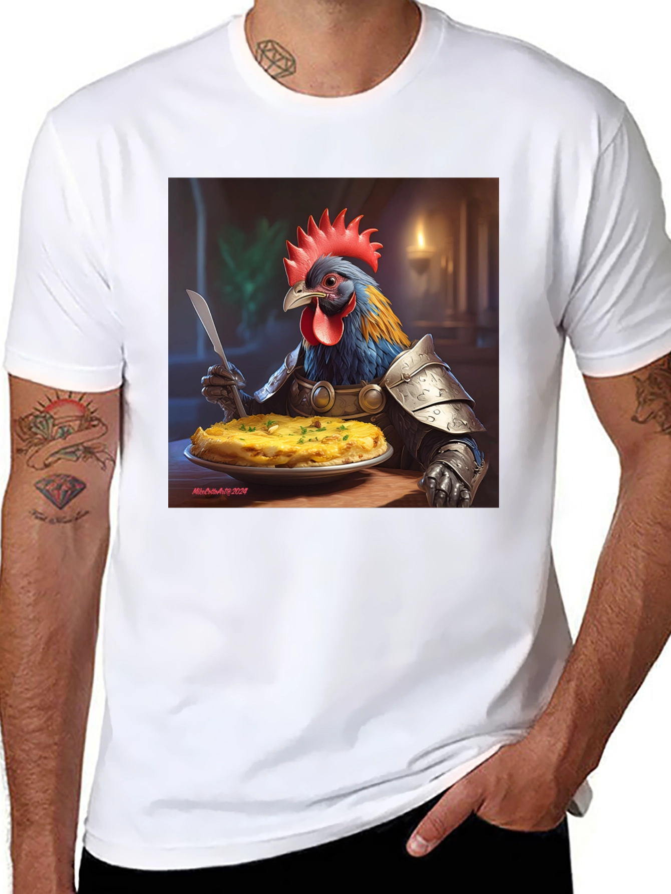 Knight Rooster T-Shirt
