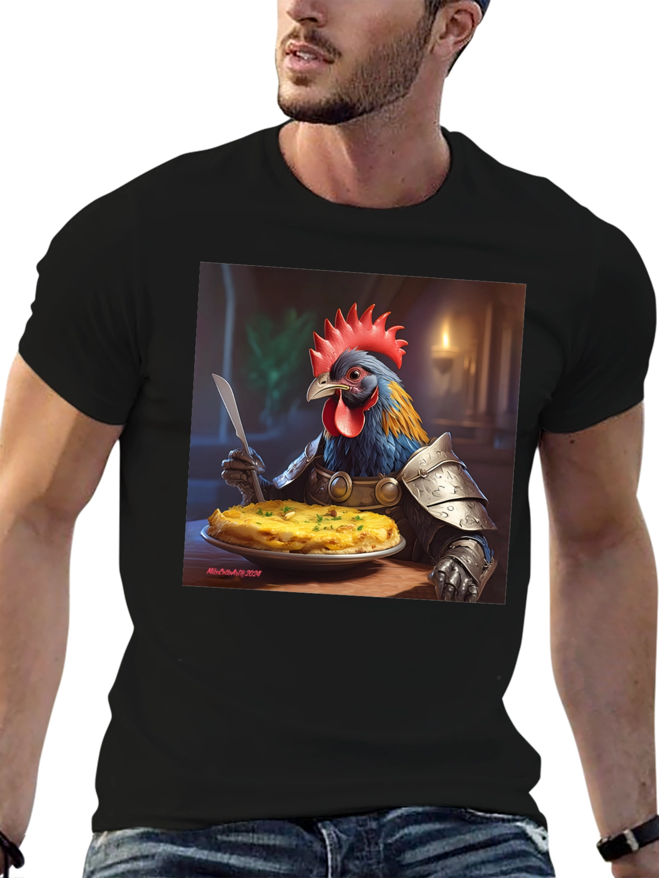 Knight Rooster T-Shirt