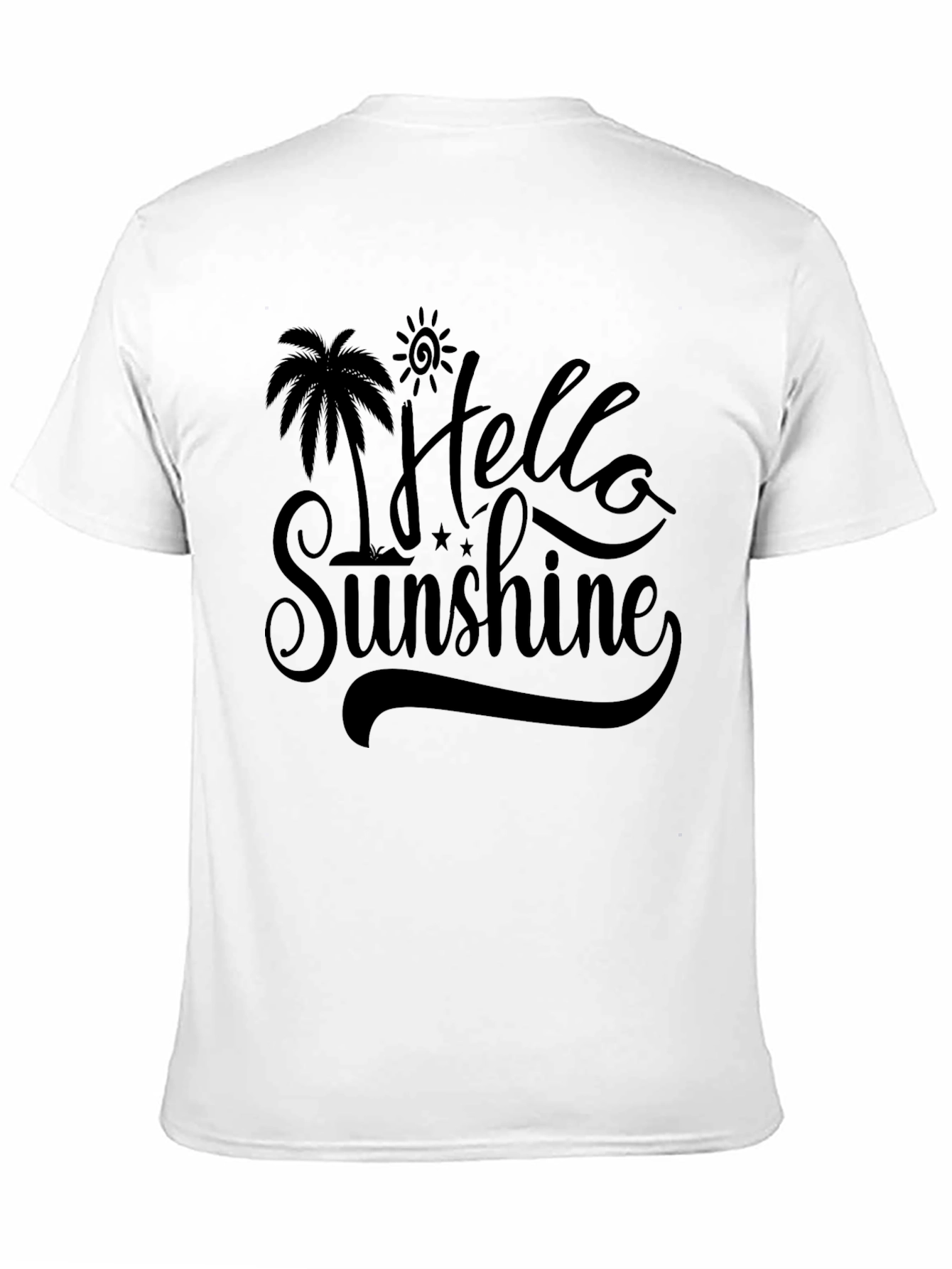 Hello Sunshine Graphic Tee - Black