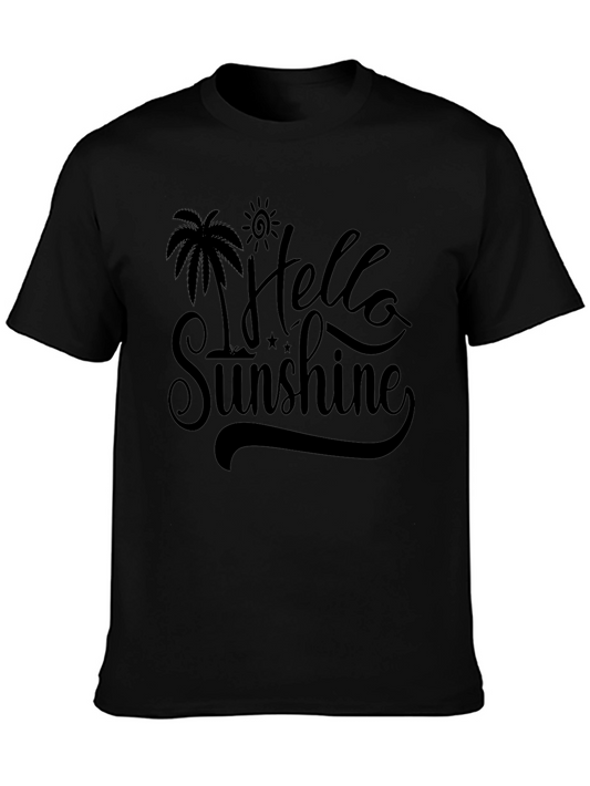 Hello Sunshine Graphic Tee - Black
