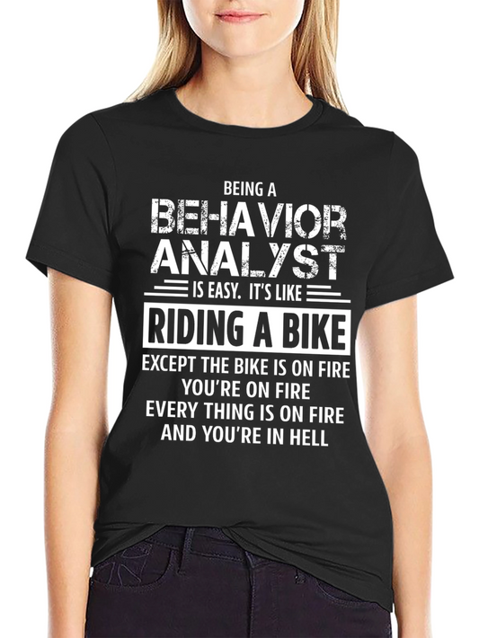 Behavior Analyst Riding a Bike T-Shirt