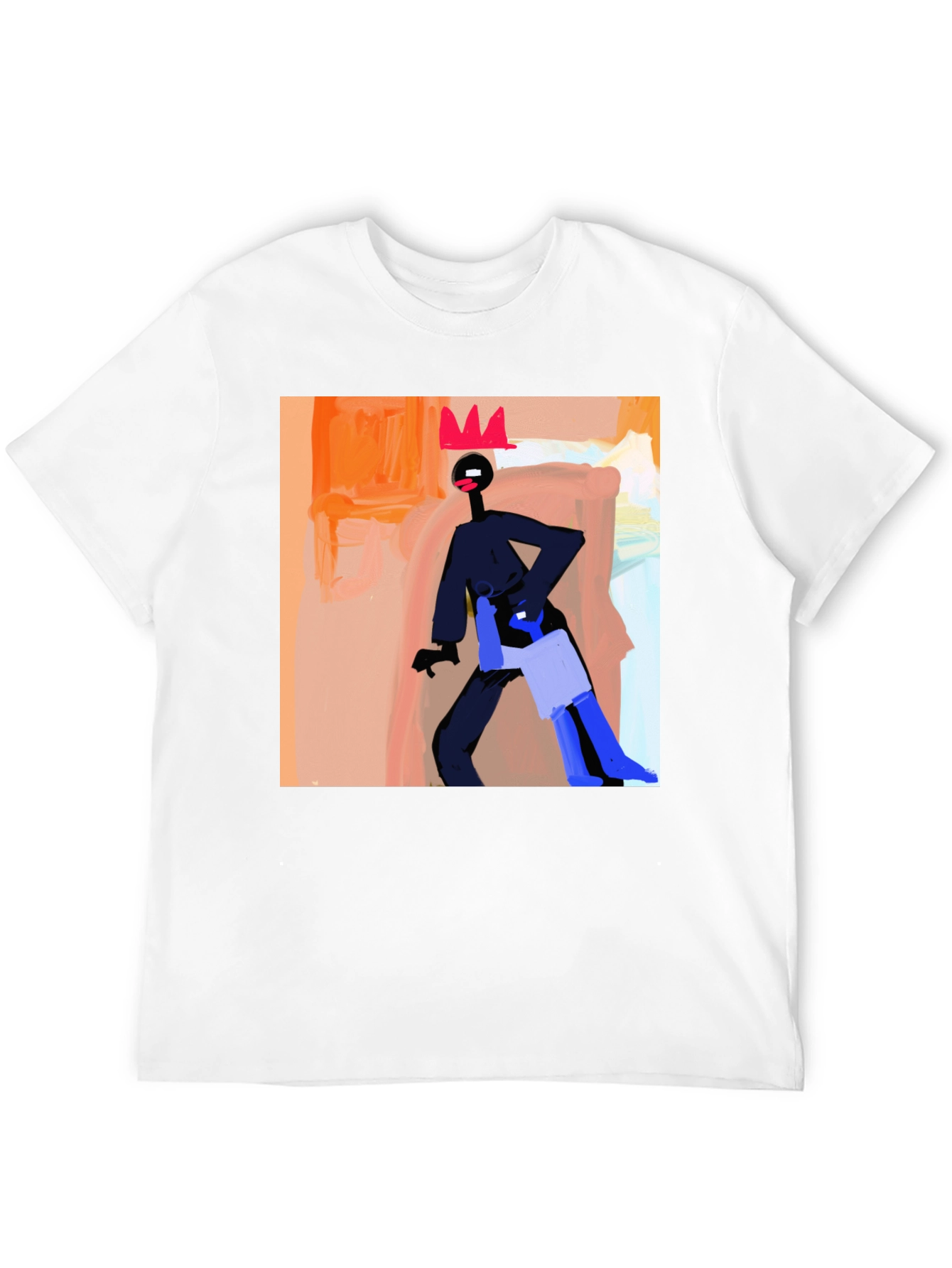Abstract Art Graphic Black T-Shirt