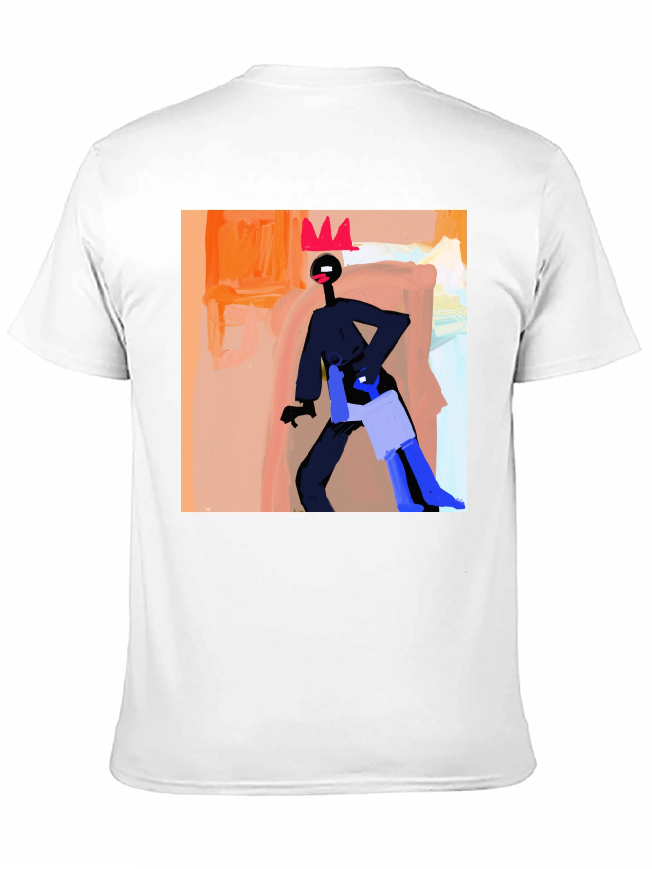 Abstract Art Graphic Black T-Shirt