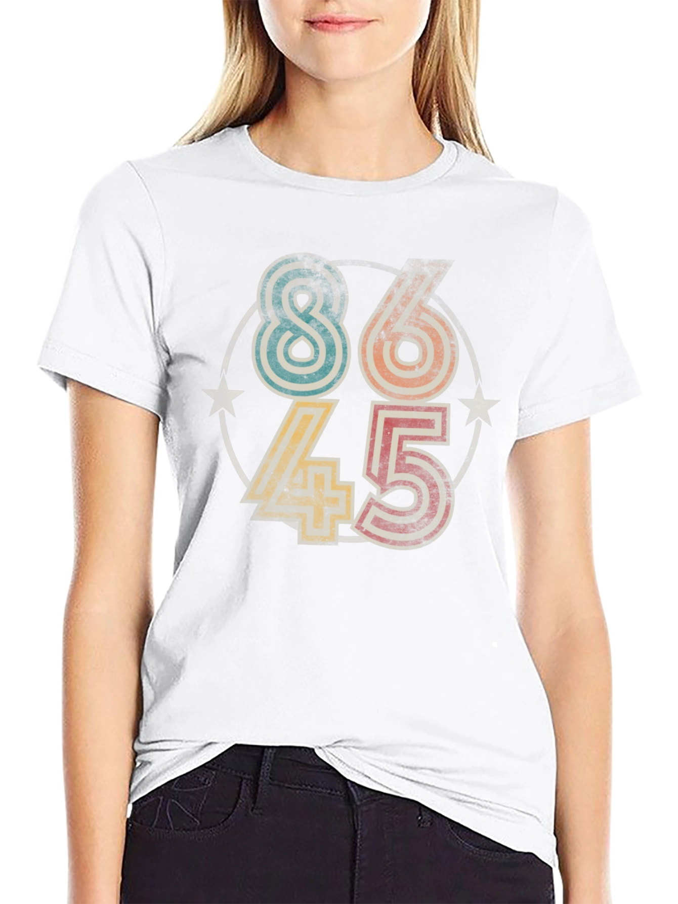 Retro 8645 Graphic Tee - Statement T-Shirt