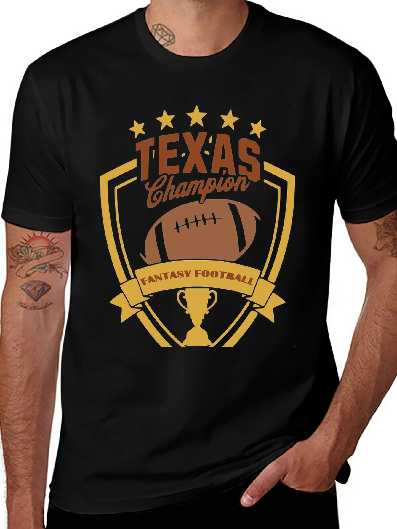 Texas Champion Fantasy Football T-Shirt