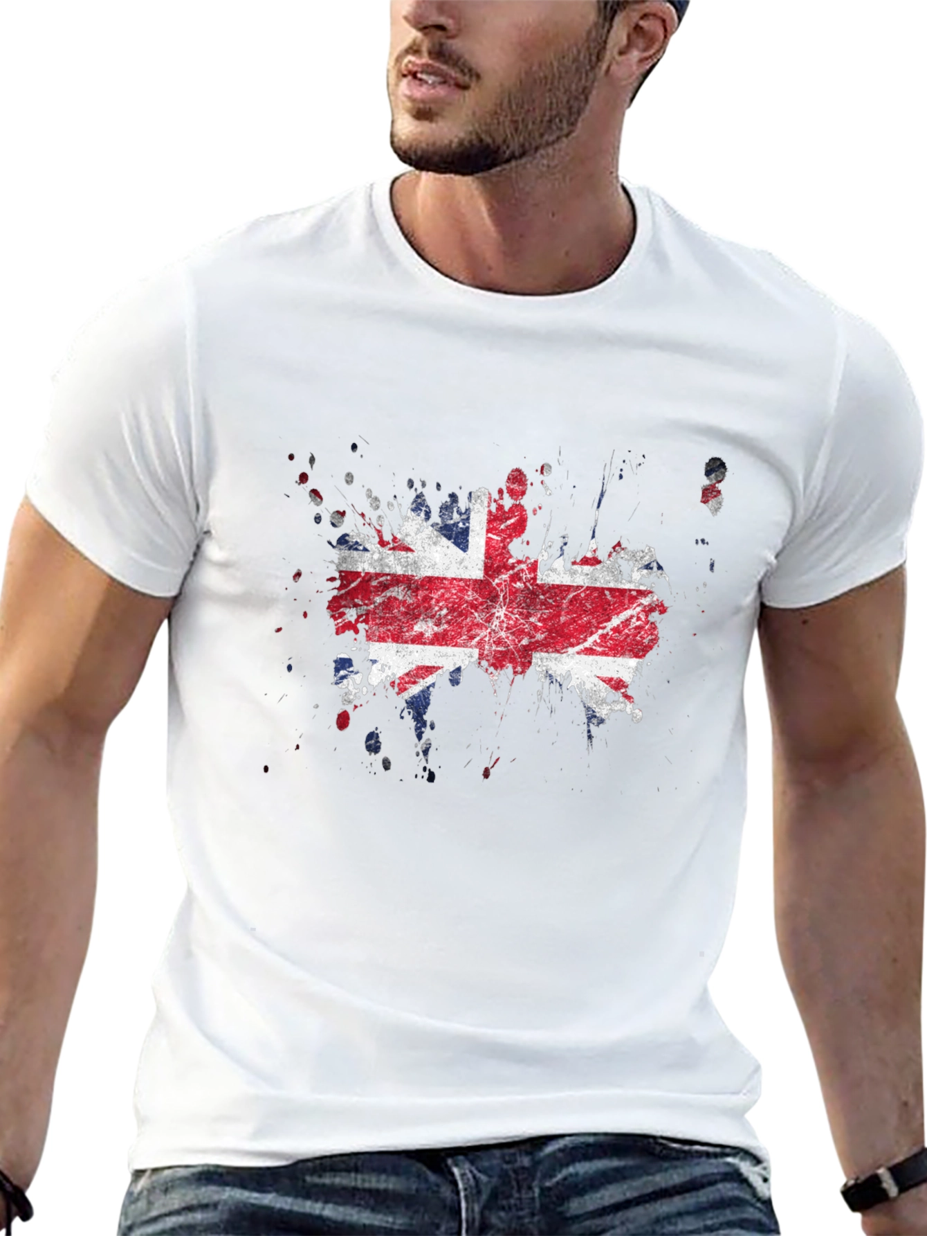 Union Jack Splatter Graphic Tee - UK Pride