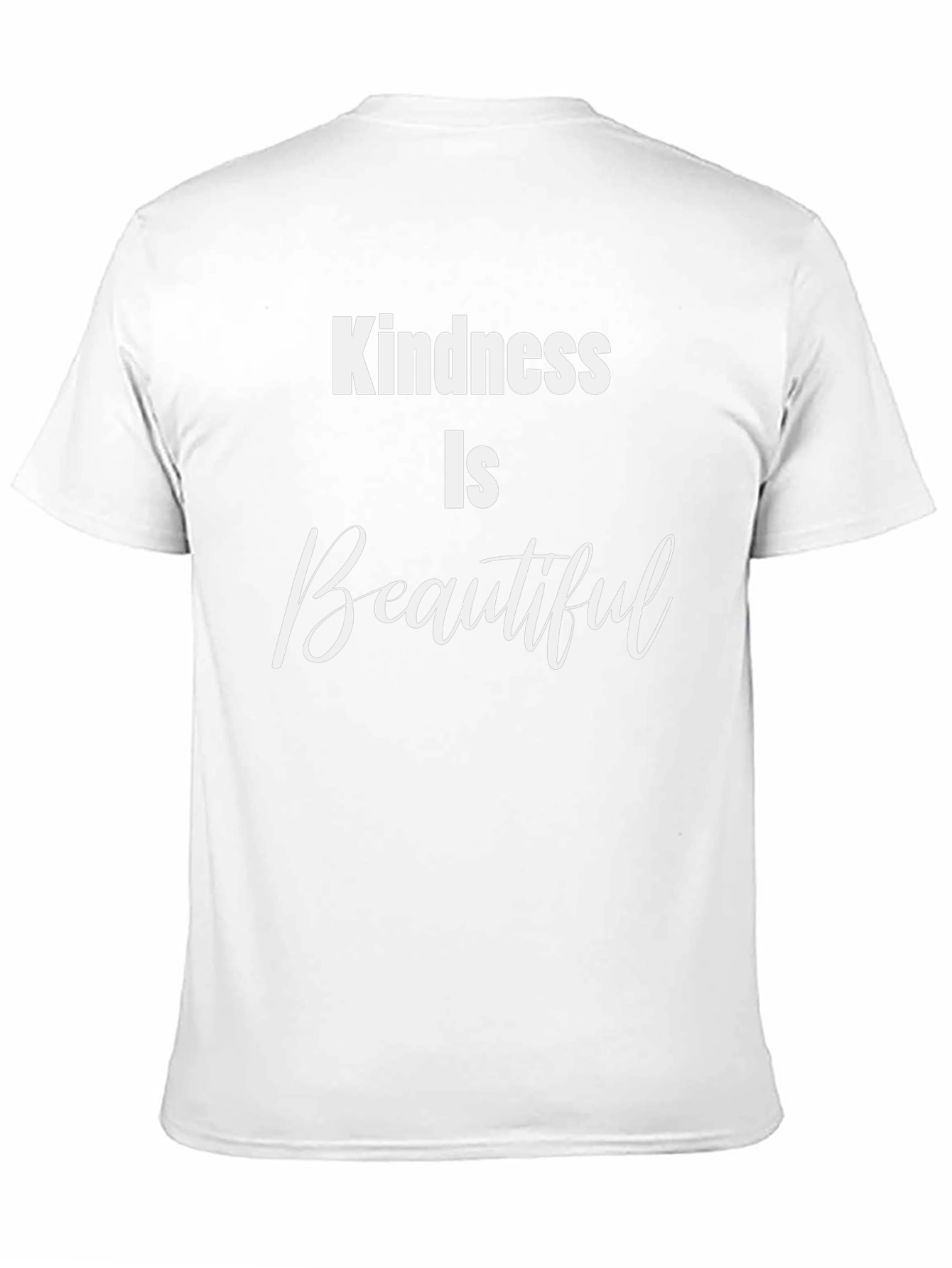 Kindness Is Beautiful Black Graphic T-Shirt