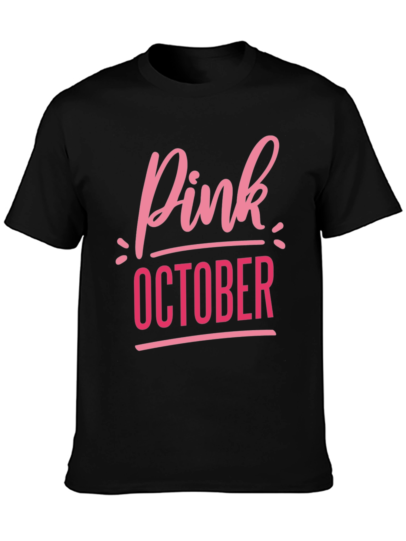 Pink October Breast Cancer Awareness T-Shirt