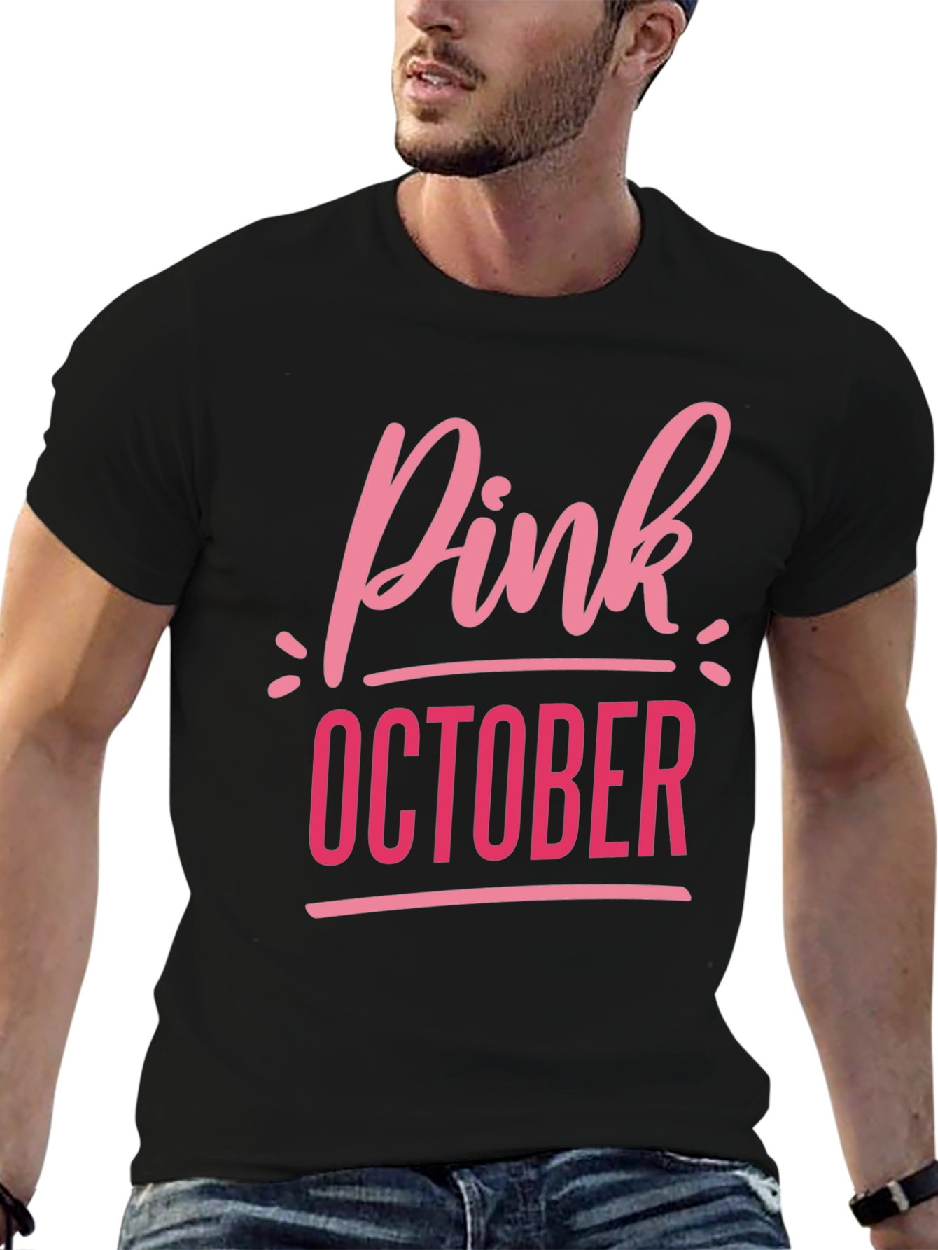 Pink October Breast Cancer Awareness T-Shirt