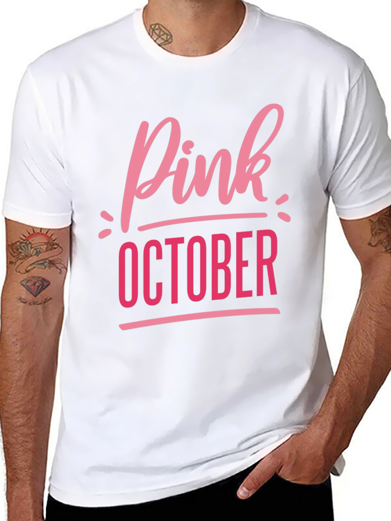 Pink October Breast Cancer Awareness T-Shirt