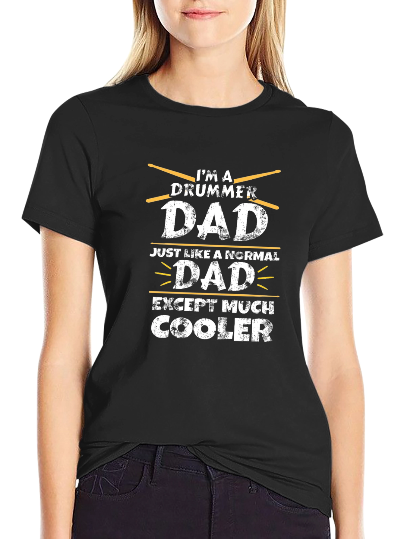 Drummer Dad T-Shirt - Cool Fathers Day Gift