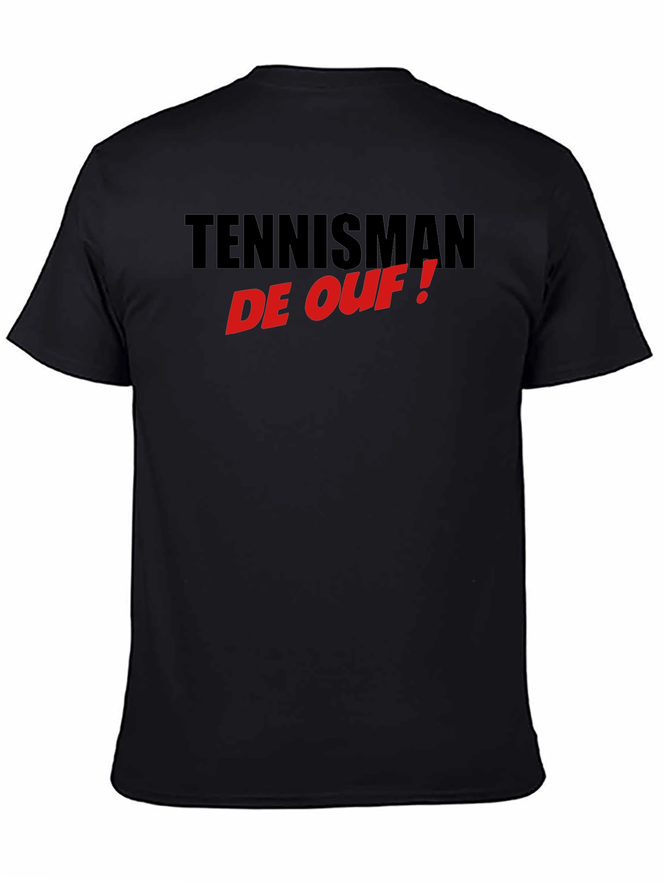 Tennisman de Ouf! T-Shirt - Black Cotton Tee