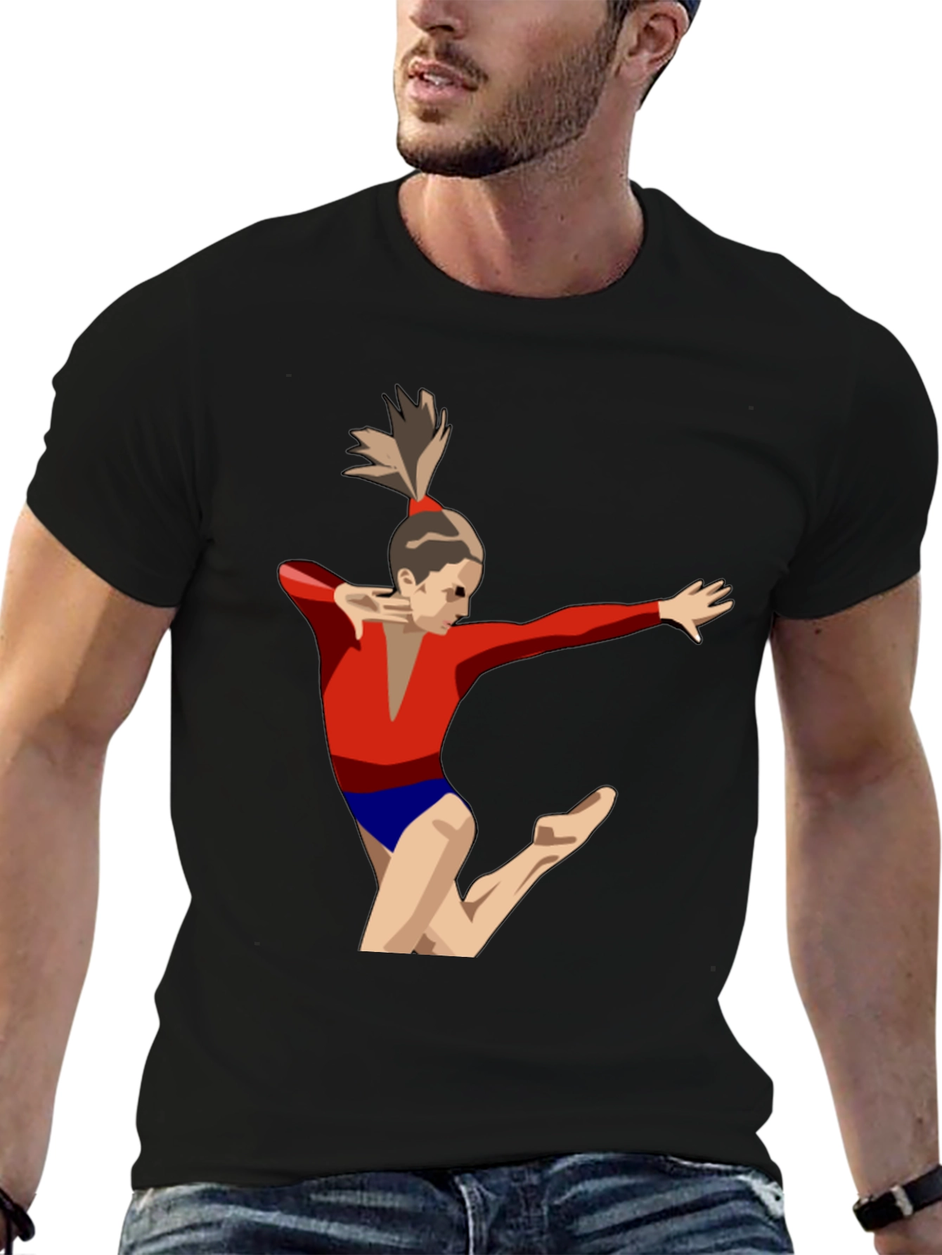 Gymnast Graphic Tee - Artistic Sportswear