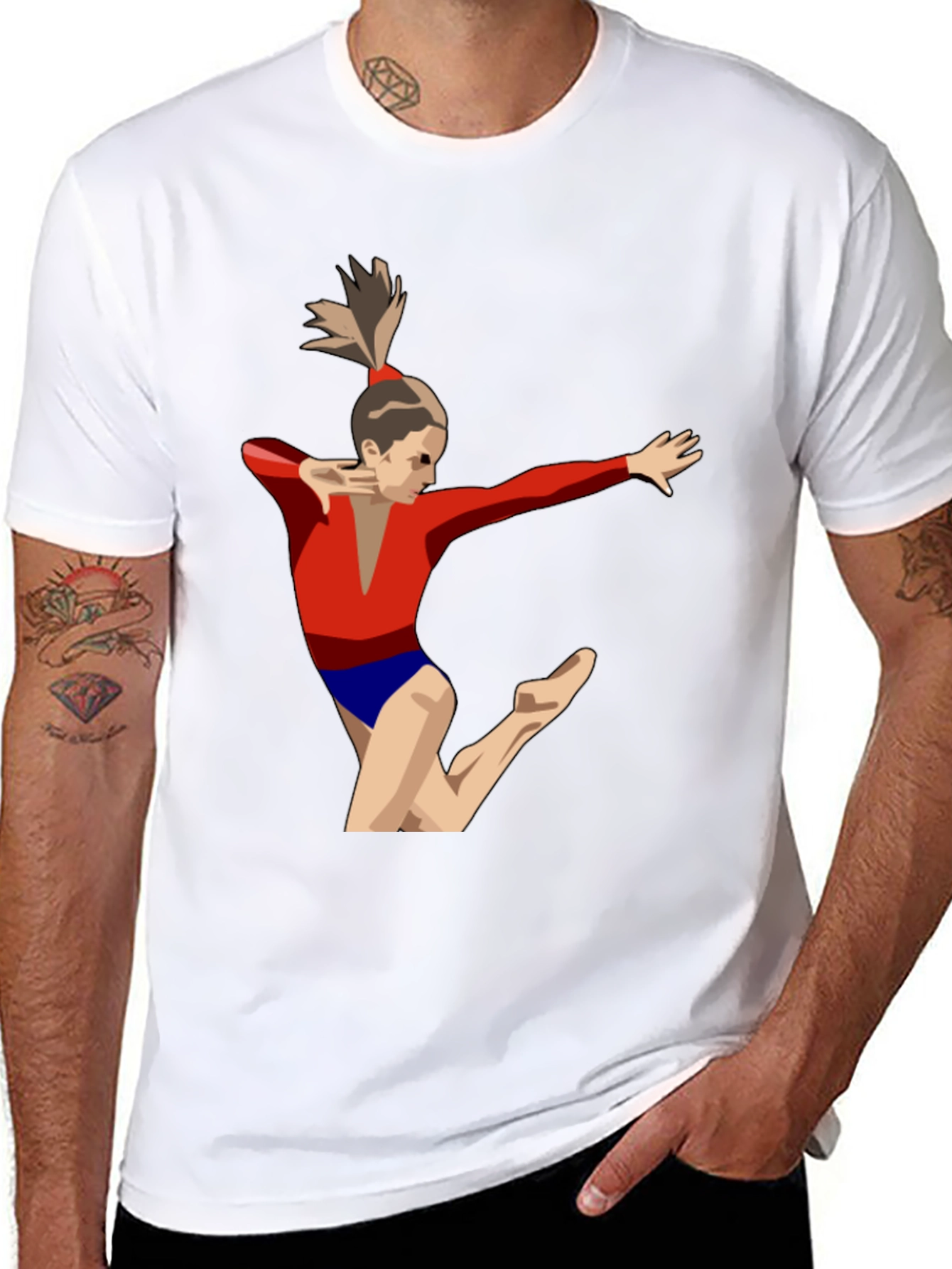 Gymnast Graphic Tee - Artistic Sportswear