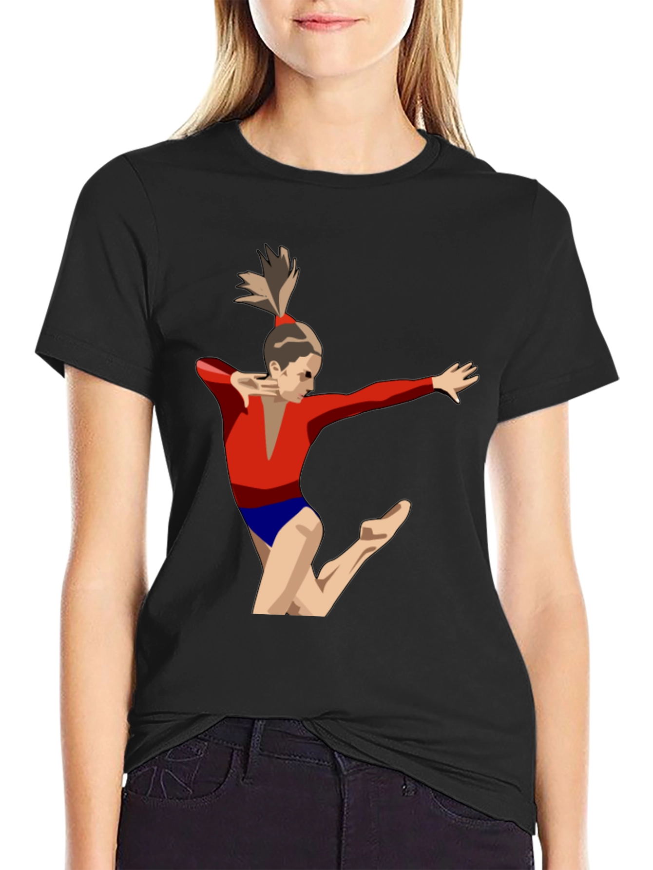 Gymnast Graphic Tee - Artistic Sportswear