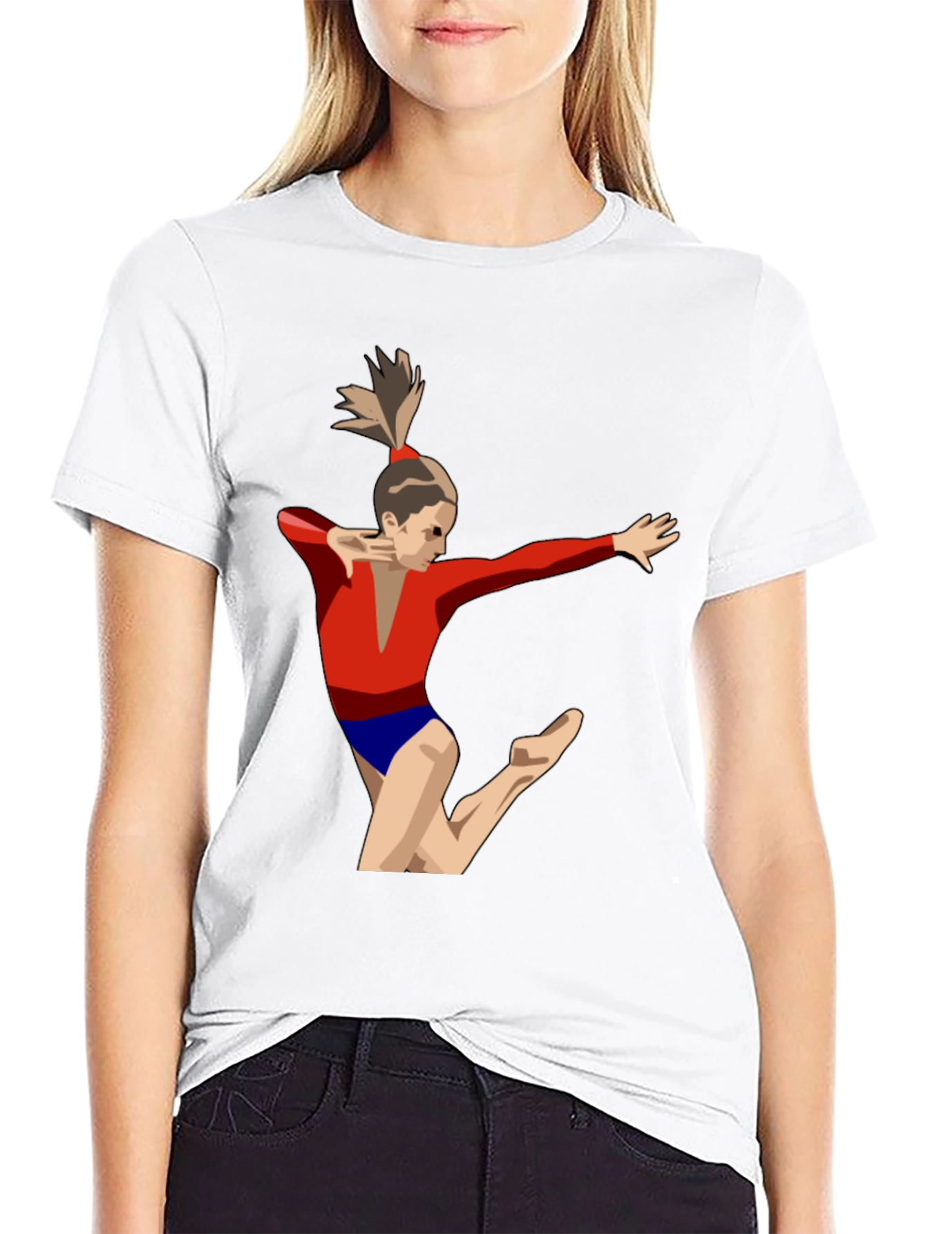 Gymnast Graphic Tee - Artistic Sportswear