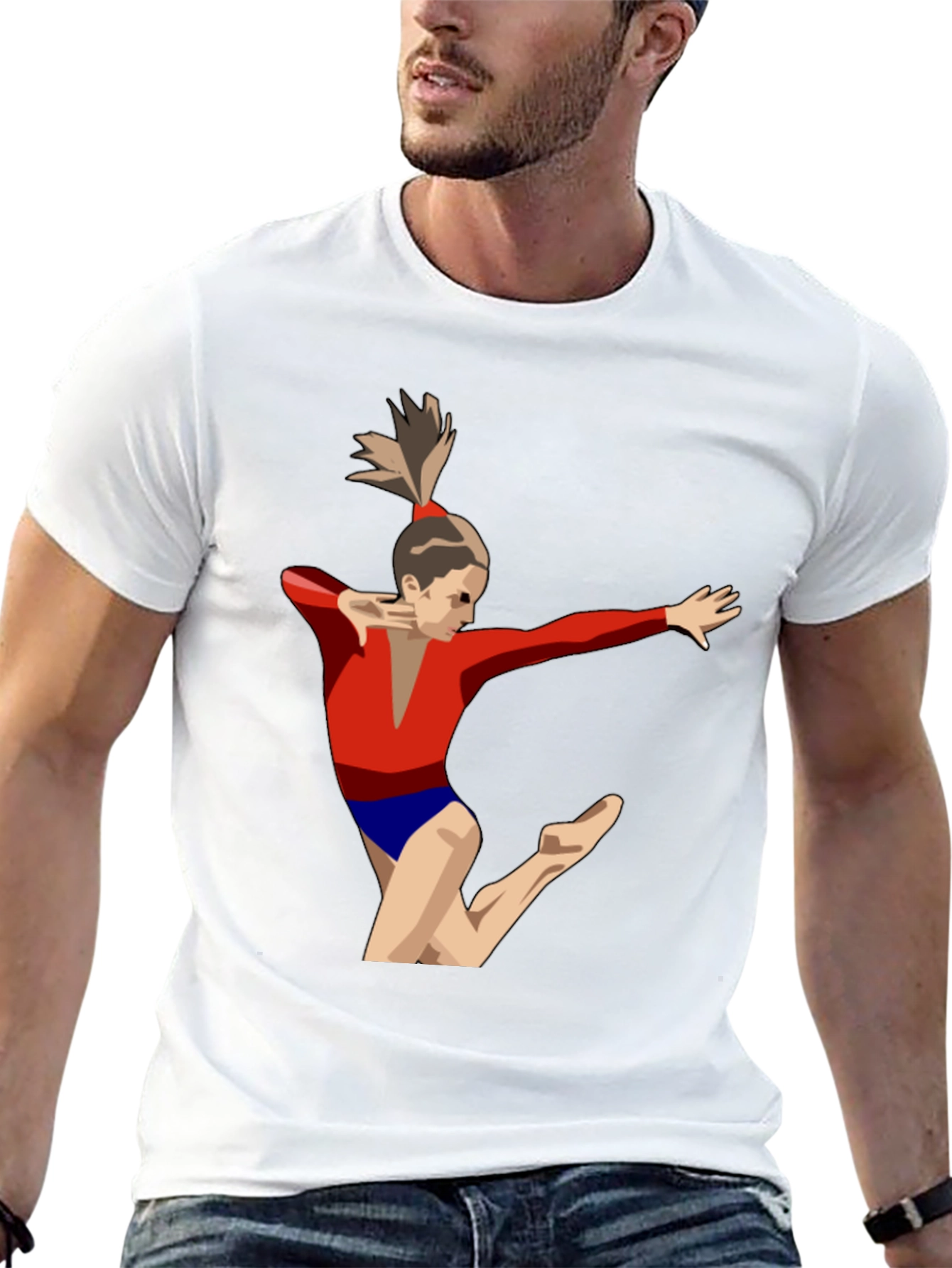 Gymnast Graphic Tee - Artistic Sportswear