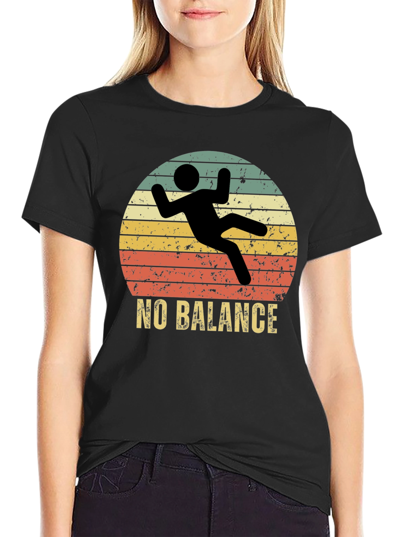 No Balance Funny Graphic Tee