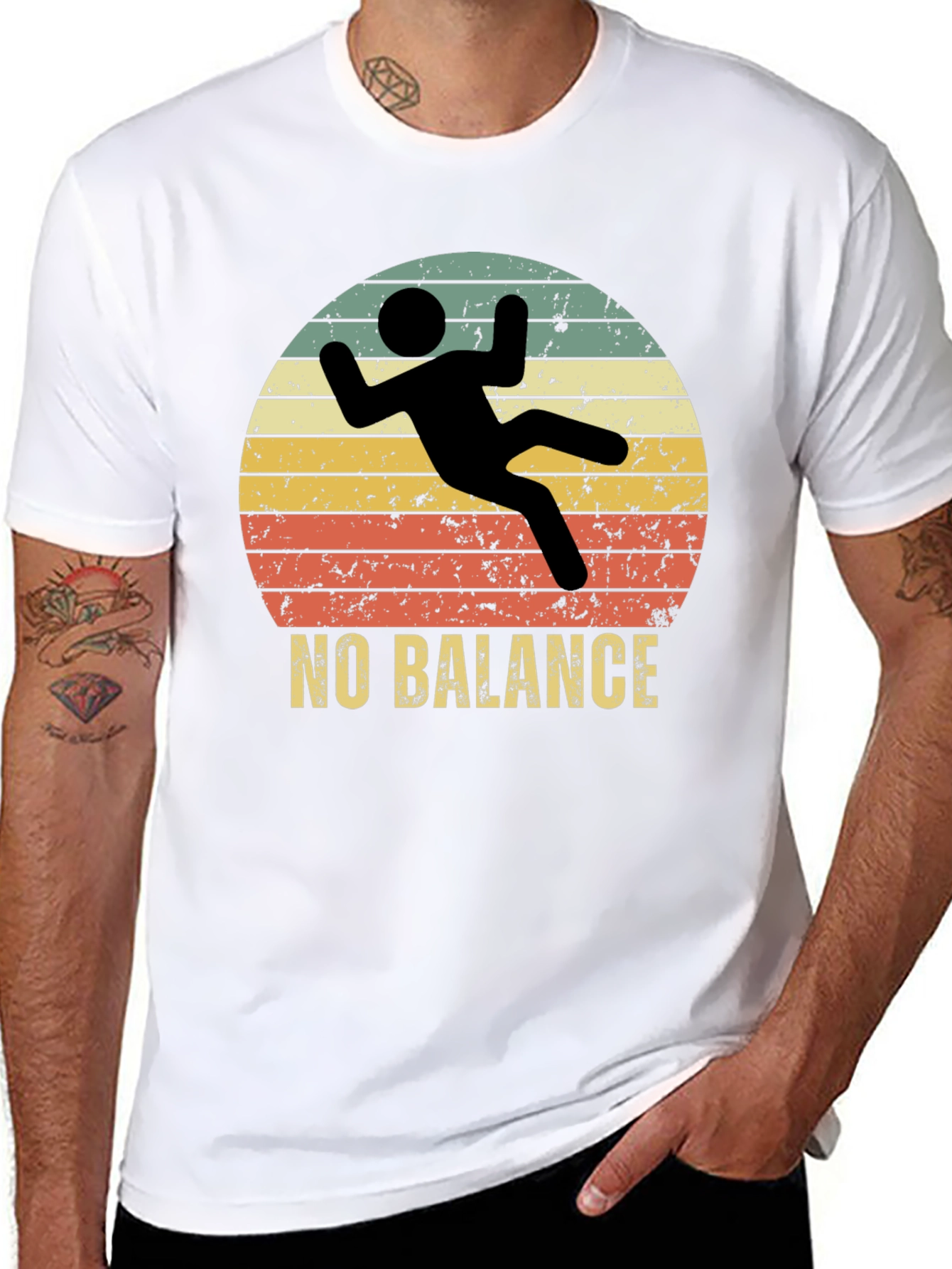 No Balance Funny Graphic Tee