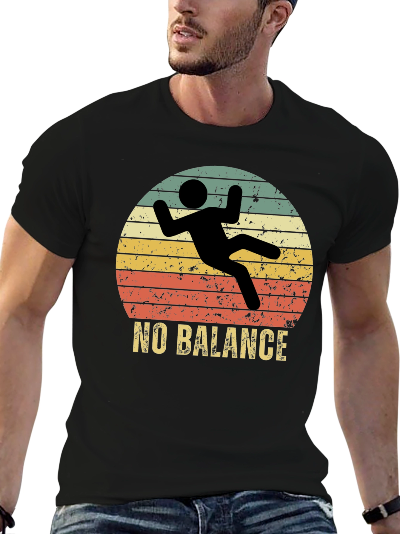 No Balance Funny Graphic Tee