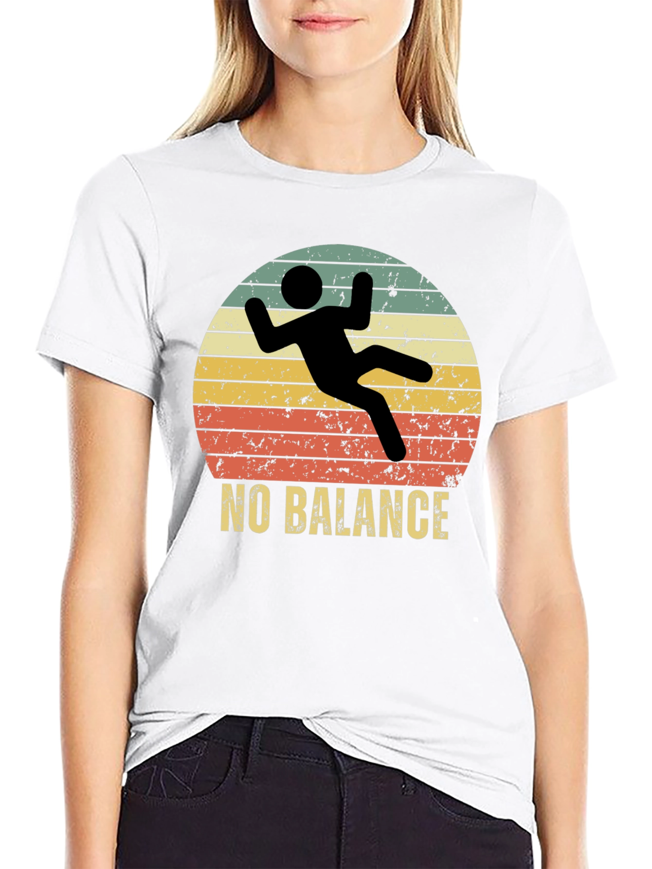 No Balance Funny Graphic Tee