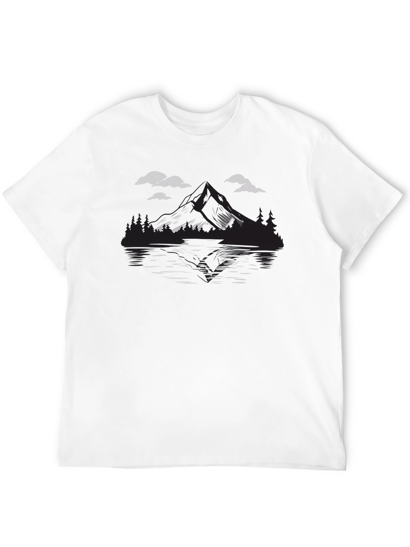 Mountain Lake Graphic T-Shirt - Adventure Ready