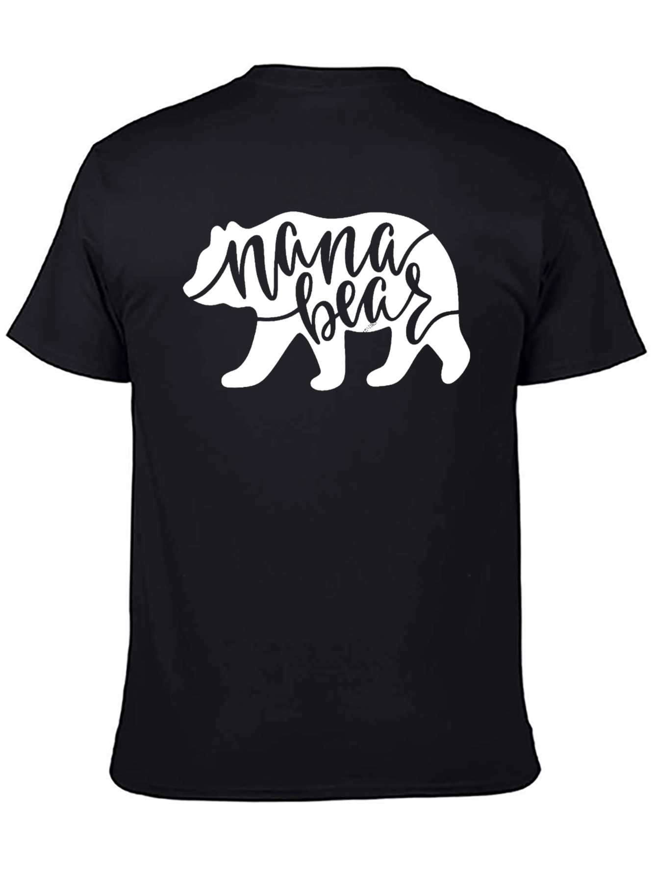 Mama Bear T-Shirt - Black Cotton Tee