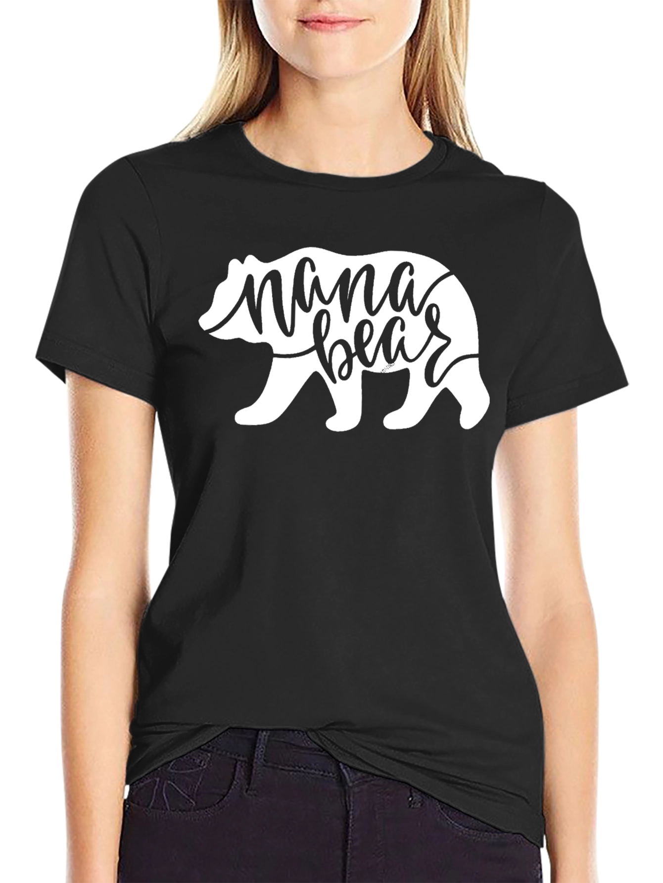 Mama Bear T-Shirt - Black Cotton Tee