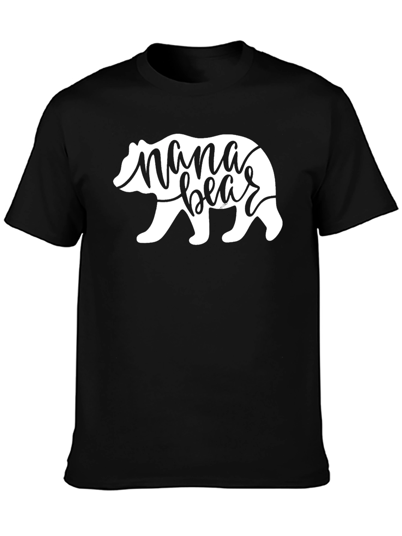 Mama Bear T-Shirt - Black Cotton Tee
