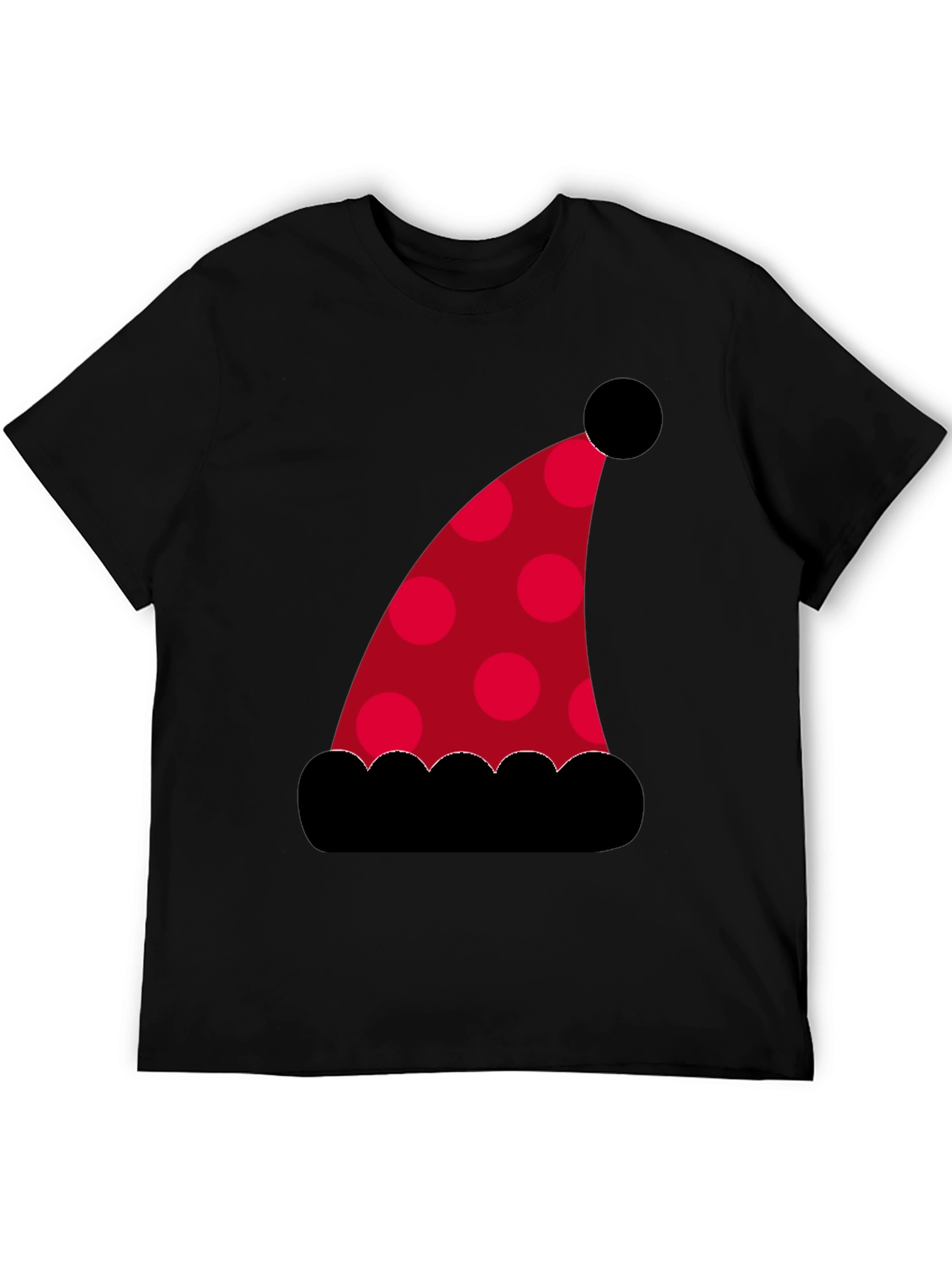 Festive Santa Hat Graphic Tee