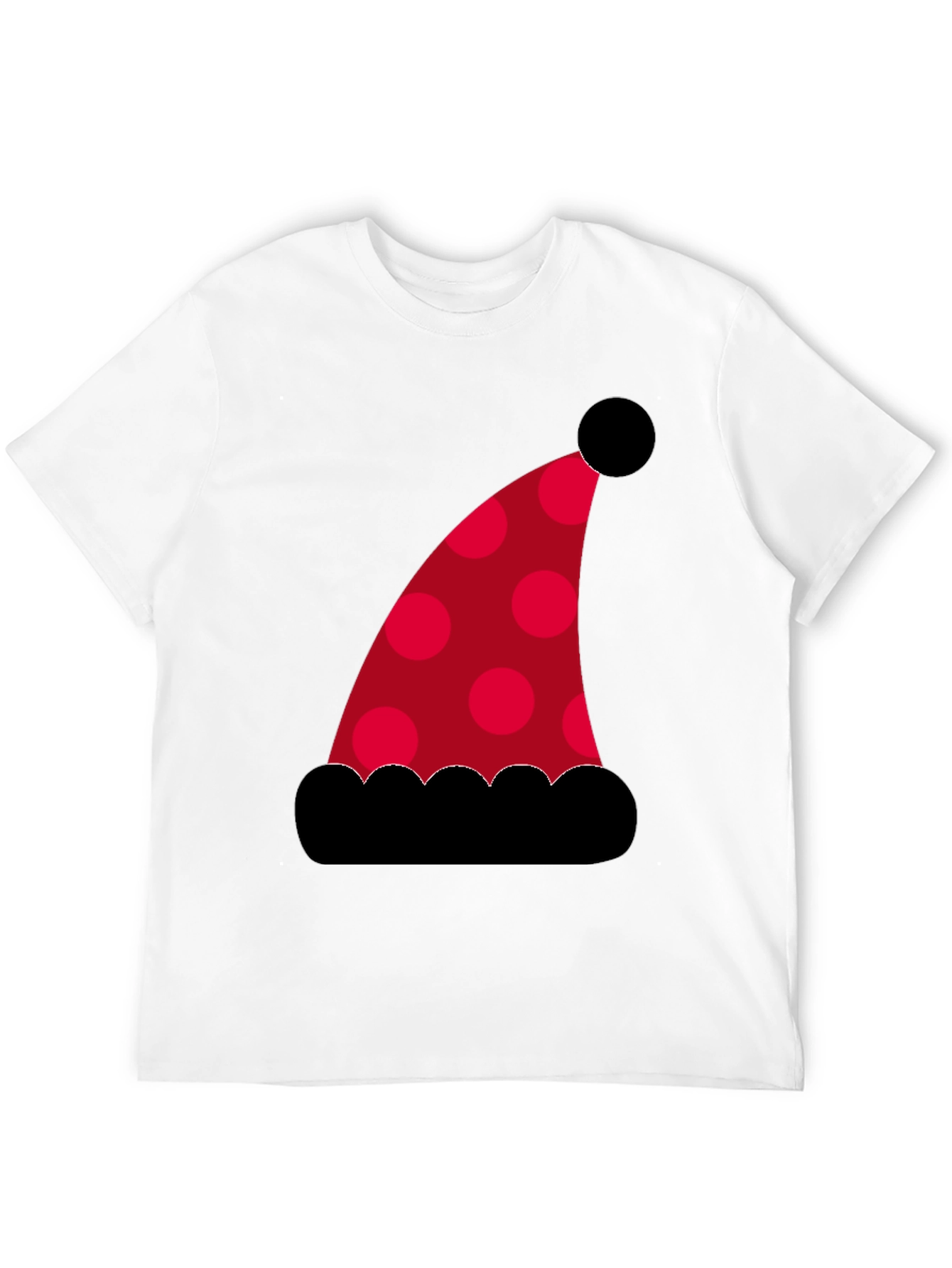 Festive Santa Hat Graphic Tee