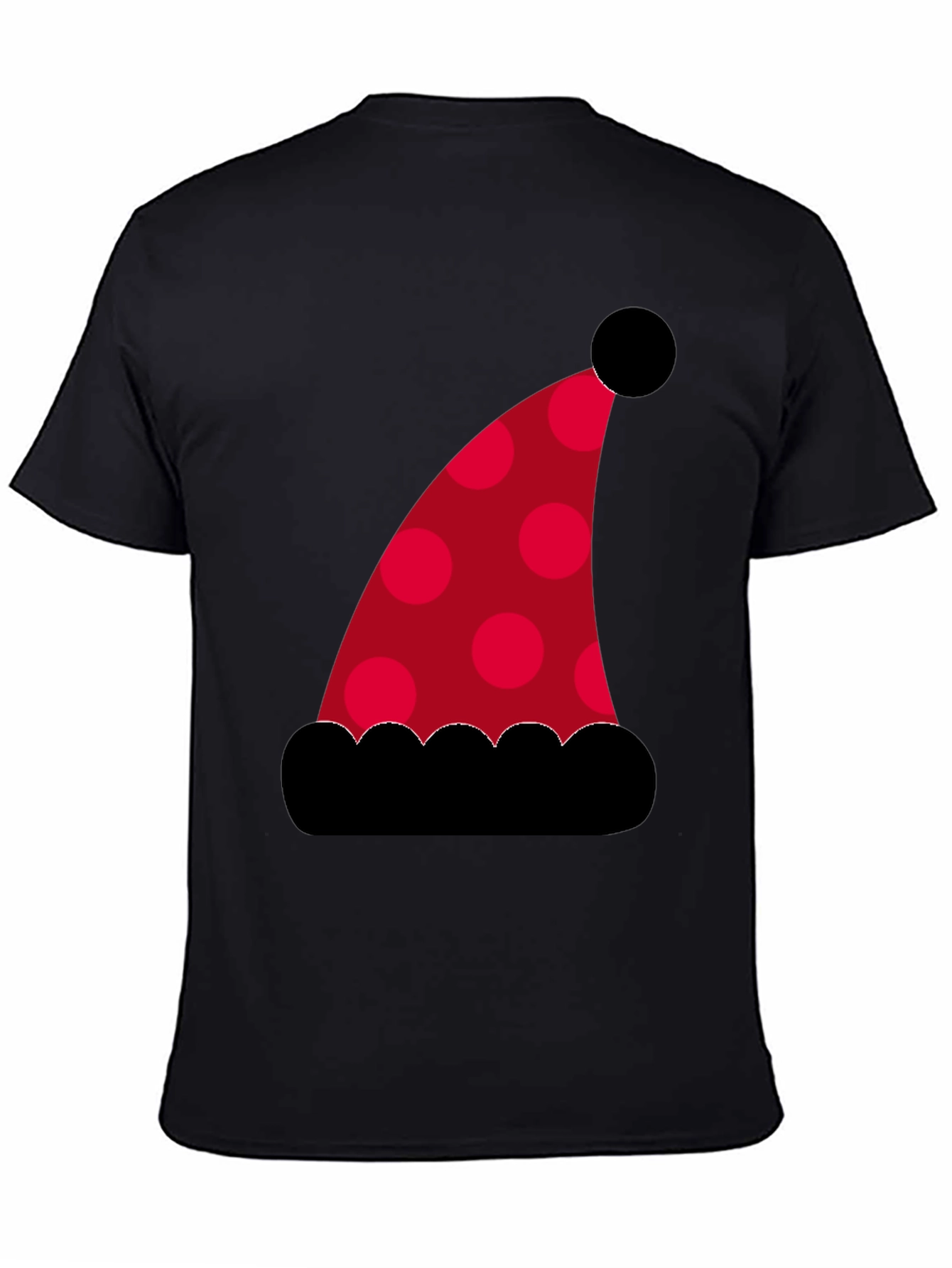 Festive Santa Hat Graphic Tee