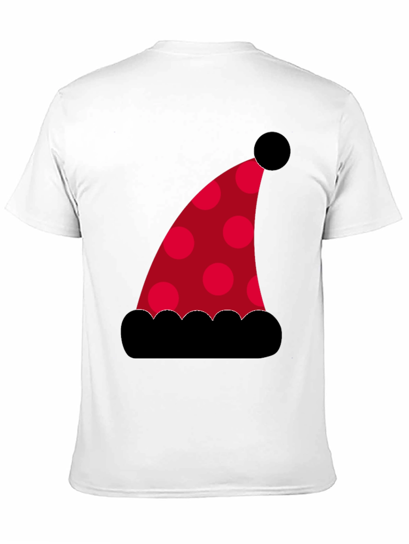 Festive Santa Hat Graphic Tee