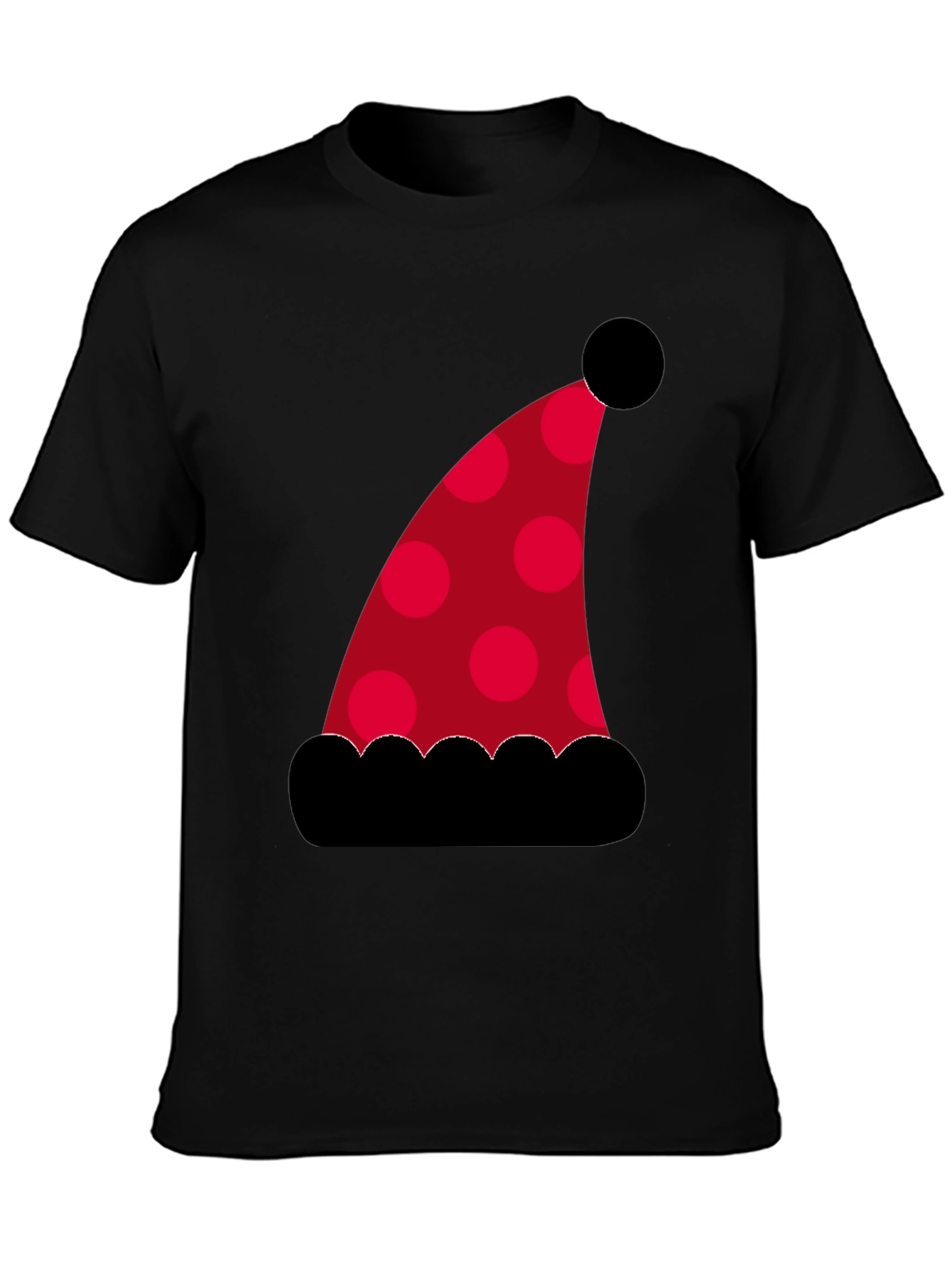 Festive Santa Hat Graphic Tee