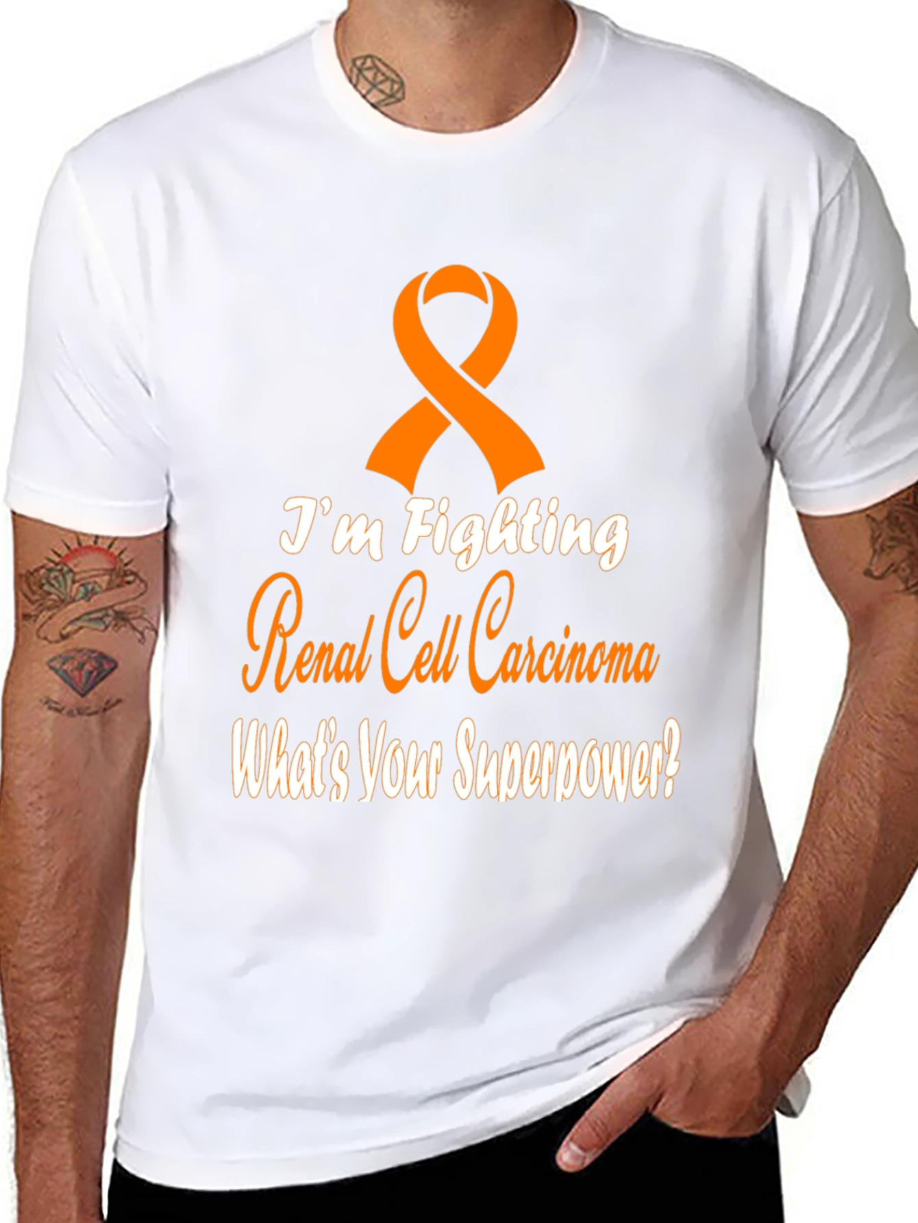 Renal Cell Carcinoma Awareness T-Shirt - Whats Your Superpower?