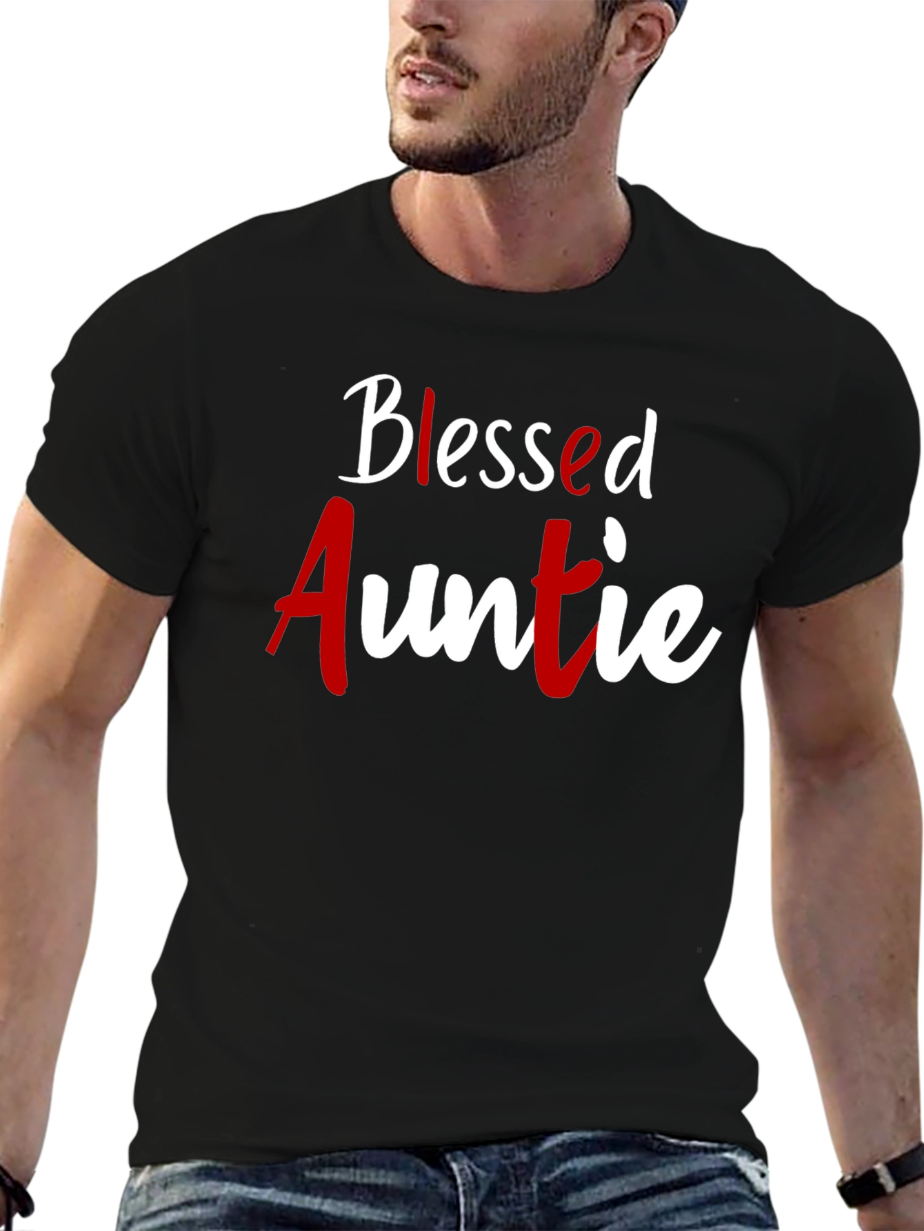 Blessed Auntie T-Shirt - Cute Family Gift