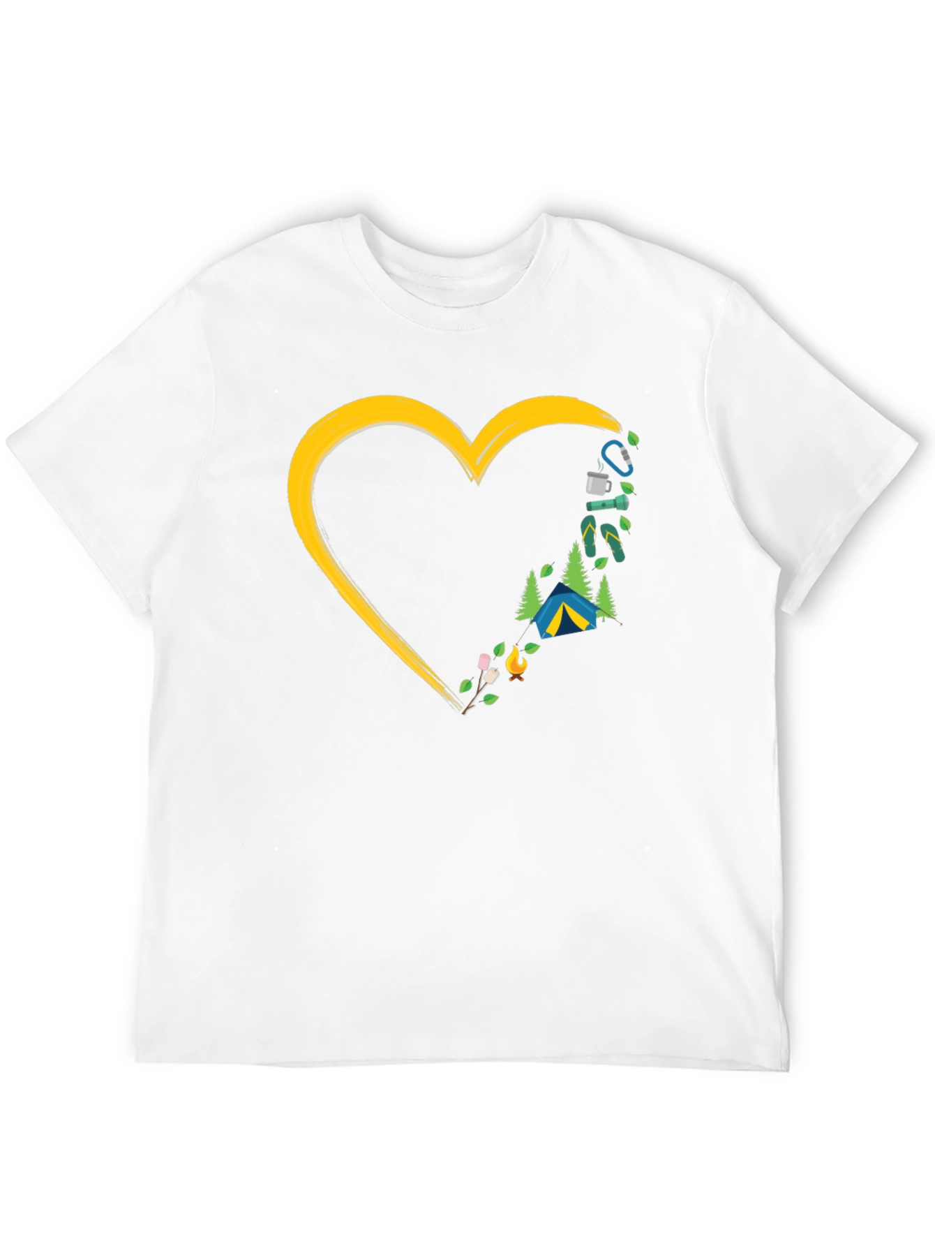 Camping Heart T-Shirt - Adventure Ready!