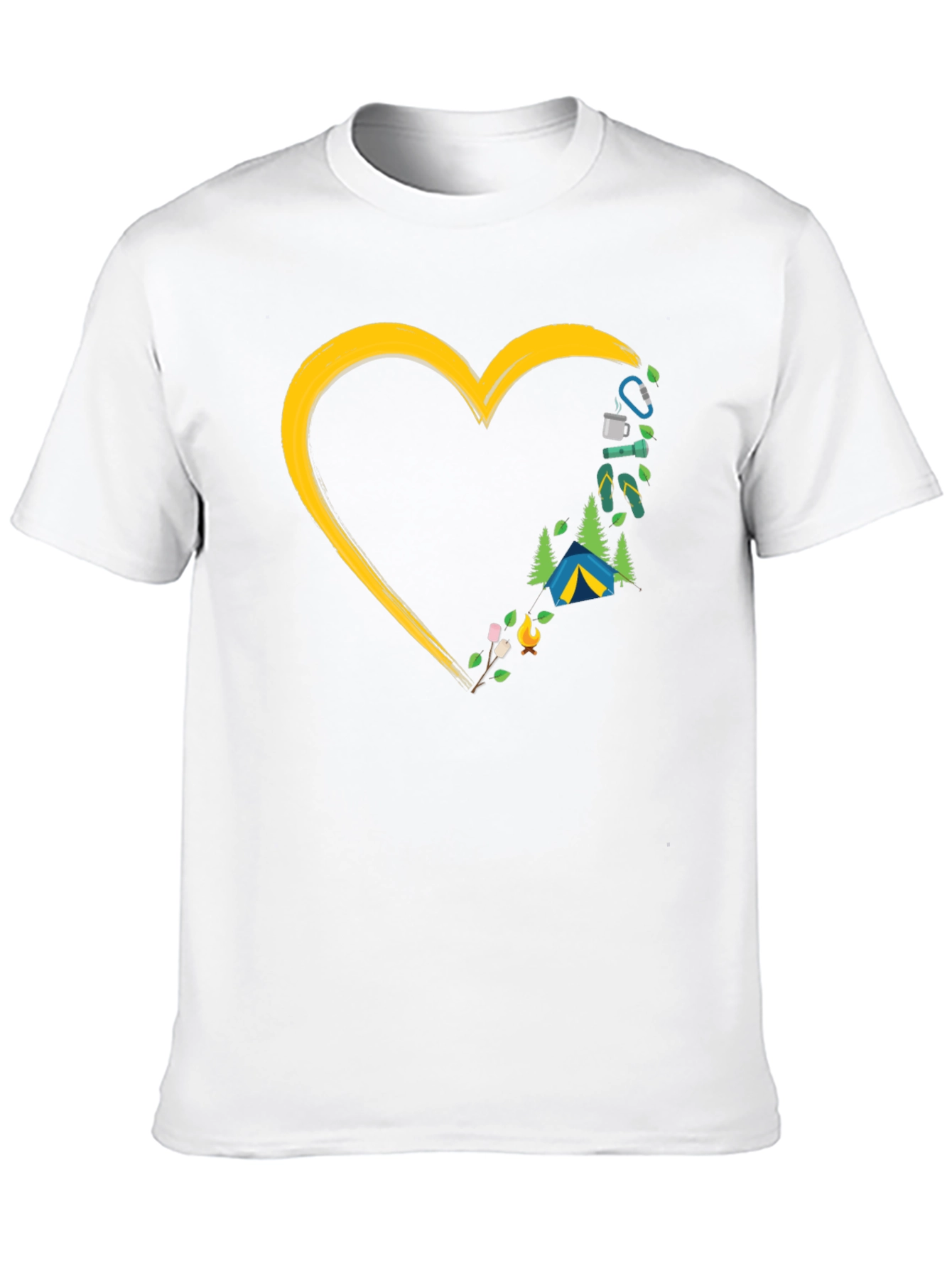 Camping Heart T-Shirt - Adventure Ready!