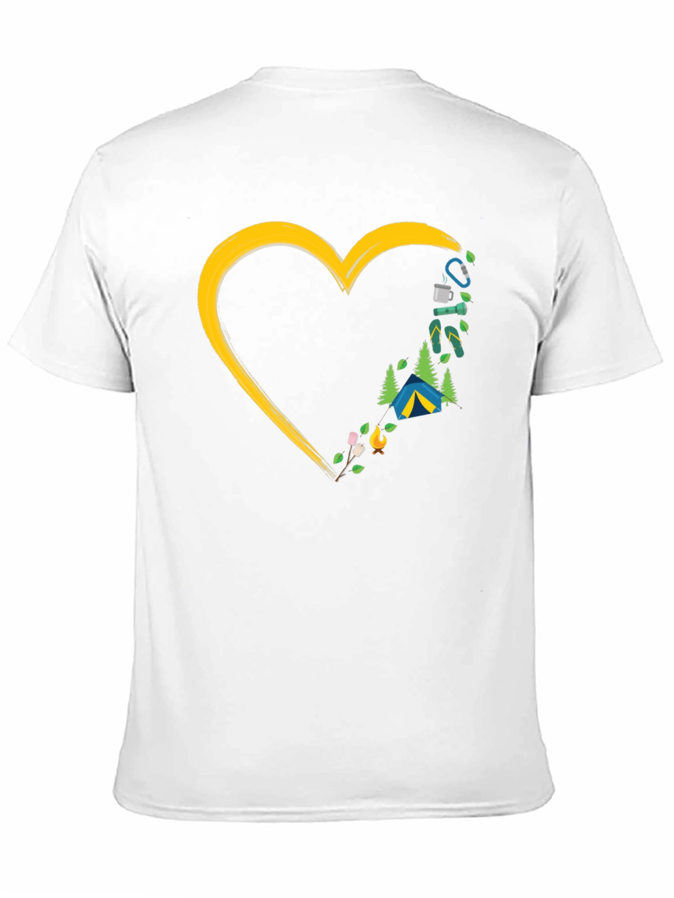 Camping Heart T-Shirt - Adventure Ready!