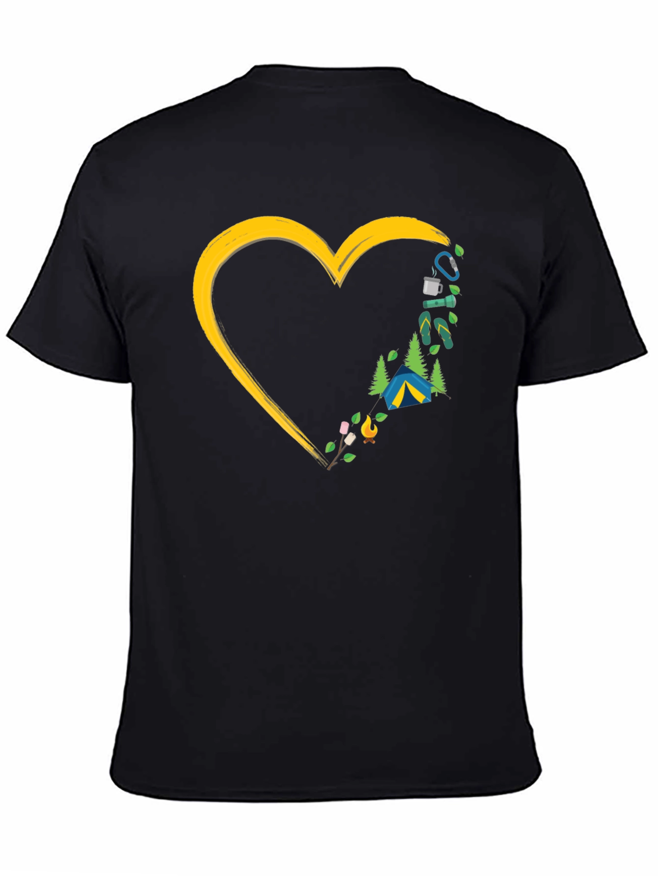 Camping Heart T-Shirt - Adventure Ready!