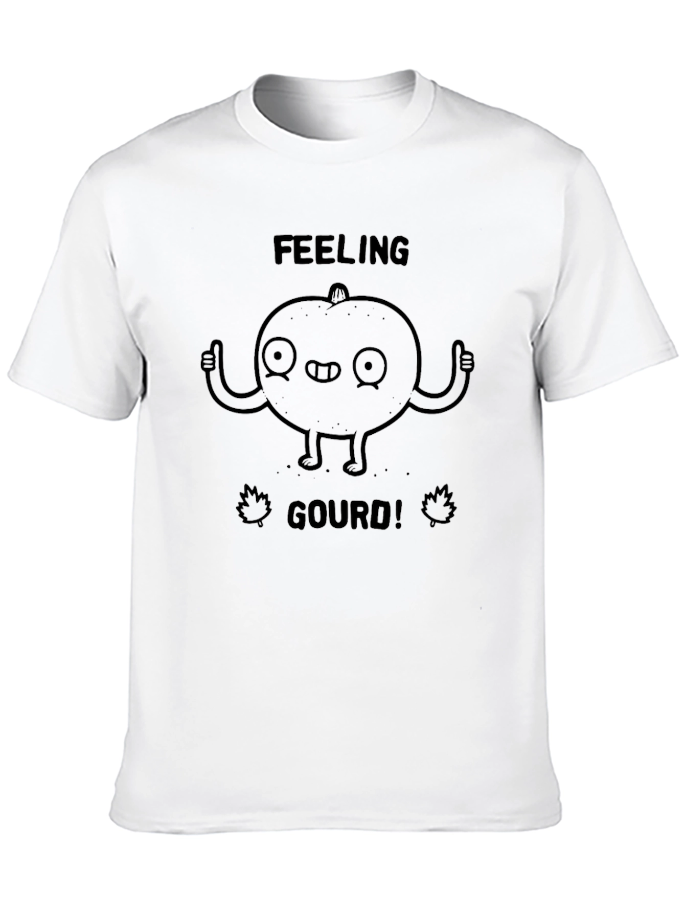 Feeling Gourd Funny Graphic T-Shirt