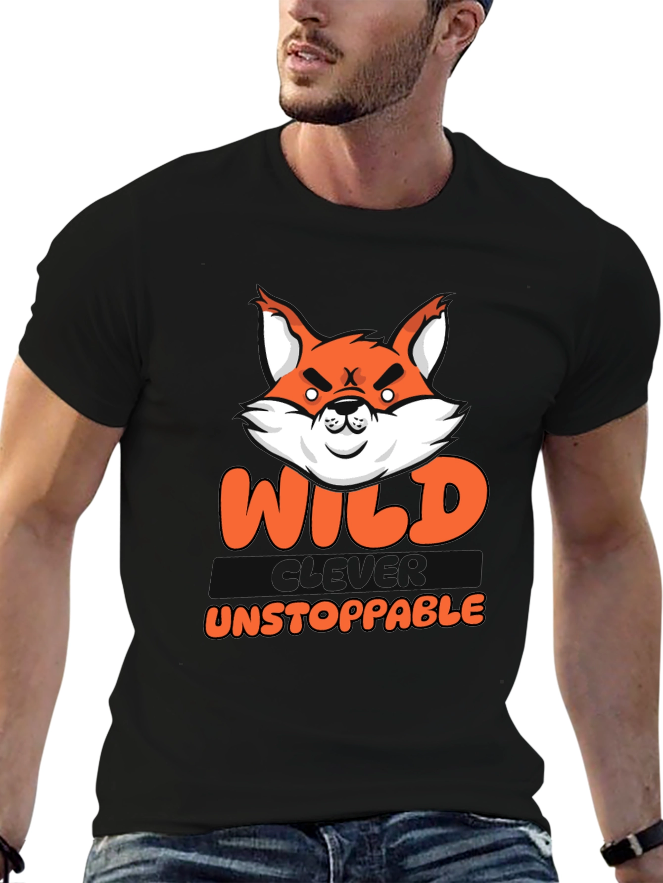 Wild Fox Graphic T-Shirt - Unstoppable Style!
