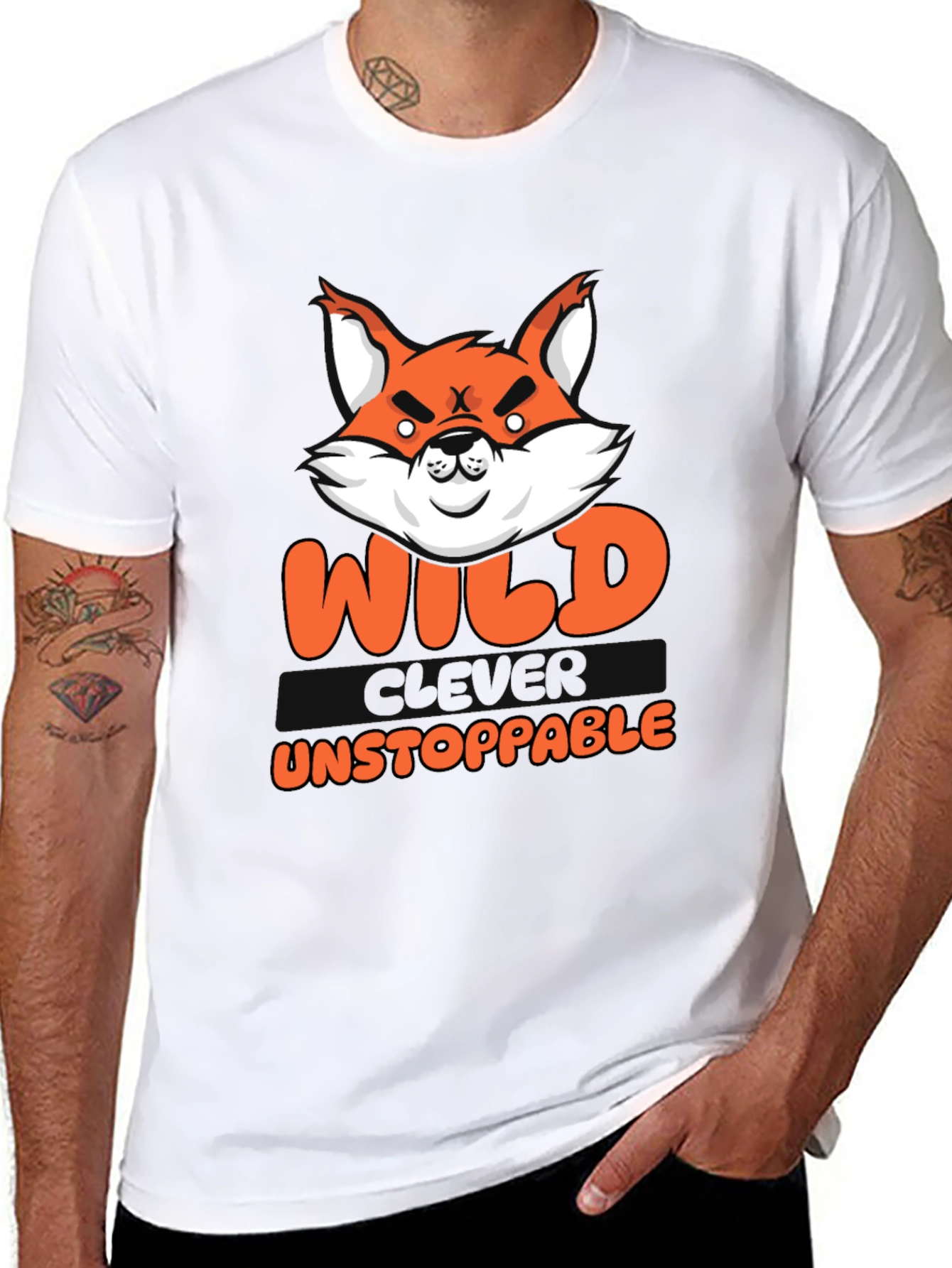 Wild Fox Graphic T-Shirt - Unstoppable Style!