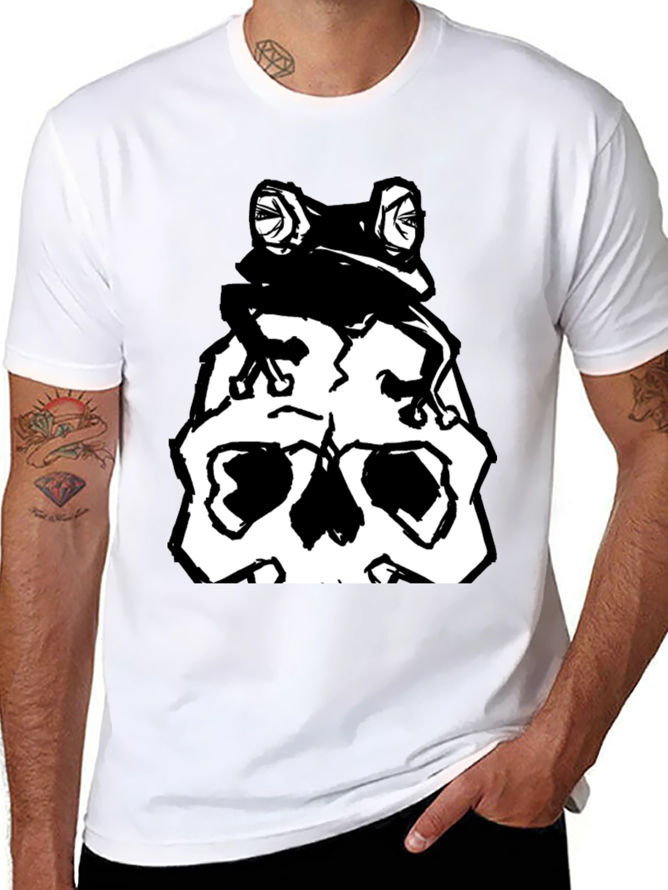 Frog Skull T-Shirt - Dark Humor Graphic Tee